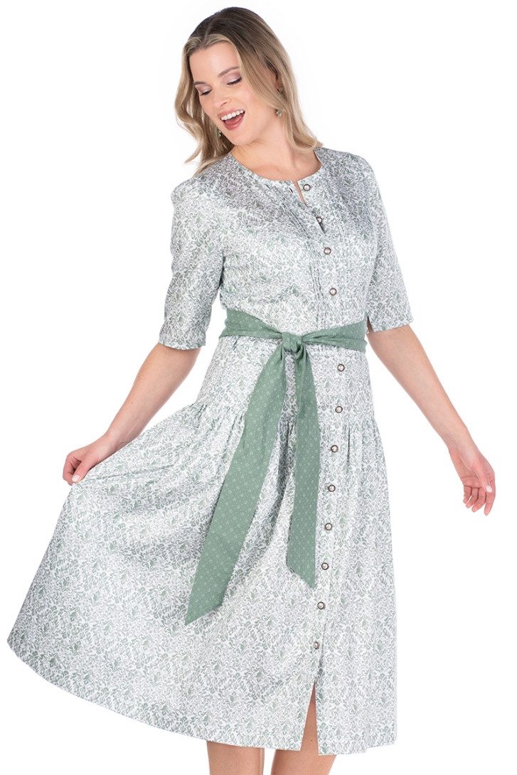 Berwin & Wolff Trachtenkleid Sommerkleid - ROYANNA - salbeigrün