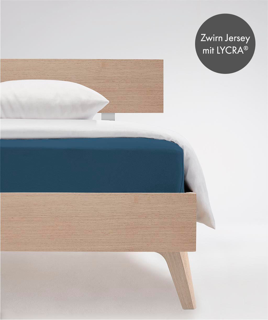 fleuresse Spannbettlaken Comfort, Jersey-Elasthan, Gummizug: rundum, günstig online kaufen