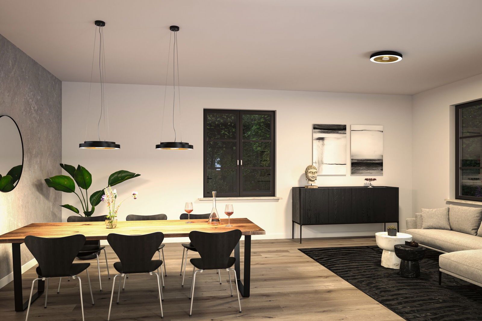 Paulmann LED Deckenleuchte LED Deckenleuchte Volea günstig online kaufen