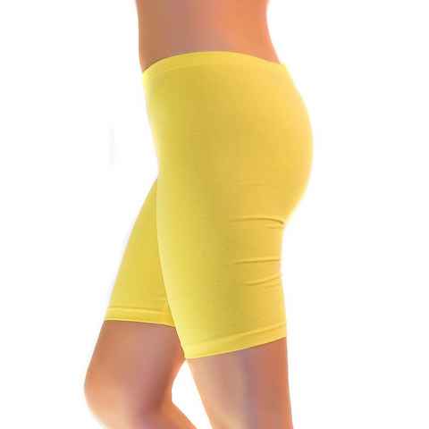 YESET Shorts Damen Shorts Sport Hotpants Farbe GELB Größe S