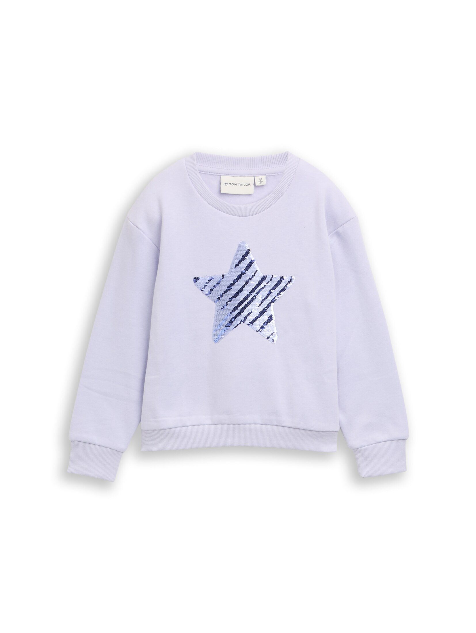 TOM TAILOR Sweatshirt Strick & Sweatshirts Cropped Sweatshirt mit Wendepailletten