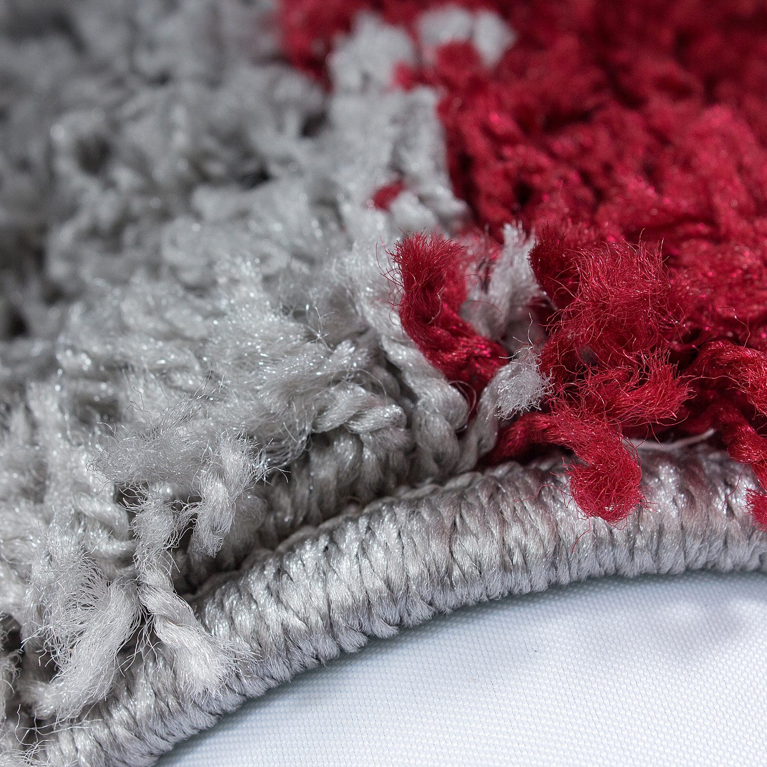 SIMPEX24 Hochflor-Bettumrandung Kariert Design, Höhe 30 mm, (Bett-Set, 3-tlg., Bettvorlage), Schlafzimmer Teppich Bettumrandung Läufer Set 3 teilig