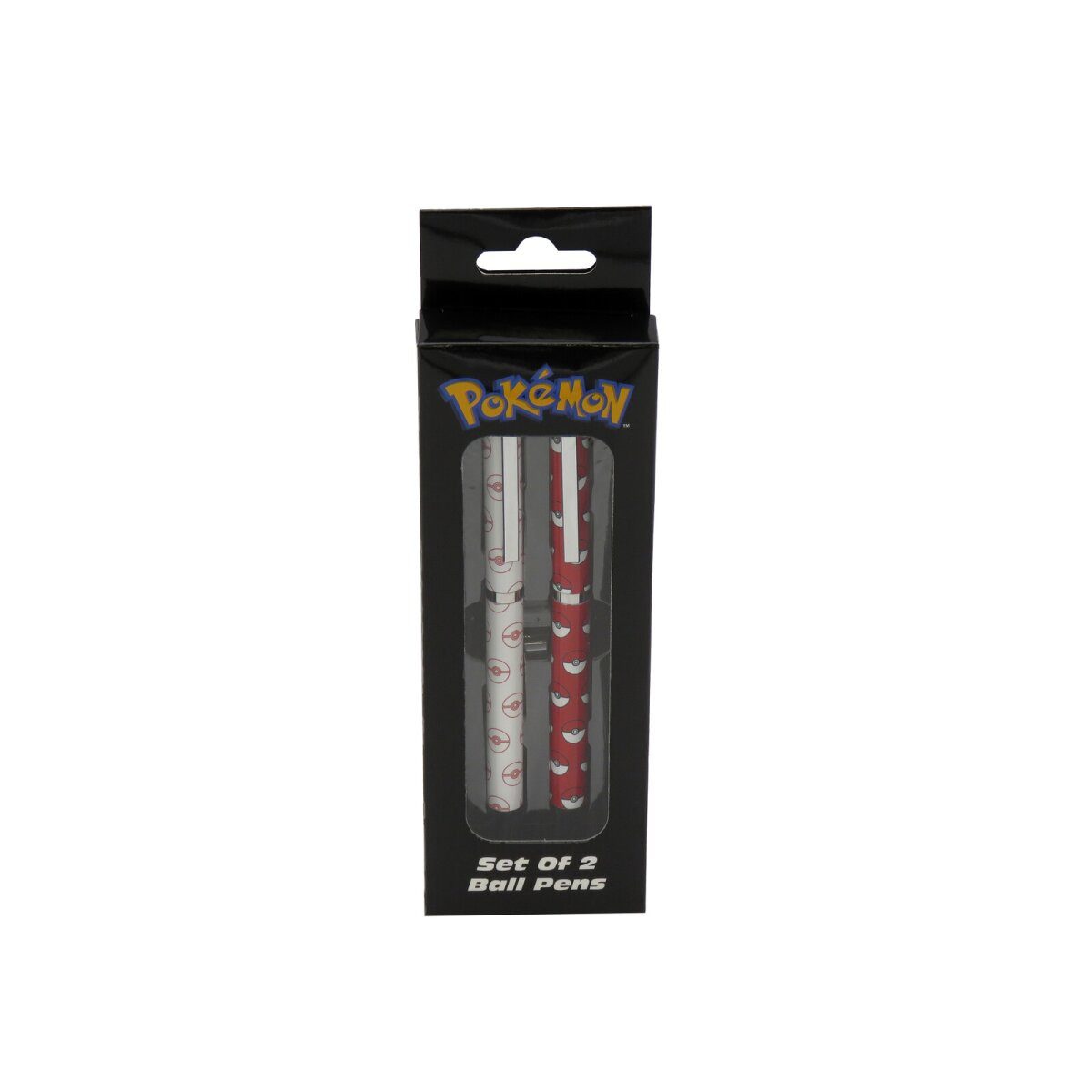 POKÉMON Kreativset Pokémon Kugelschreiber Set 2er Pack Pokeball Design schwarze Tinte
