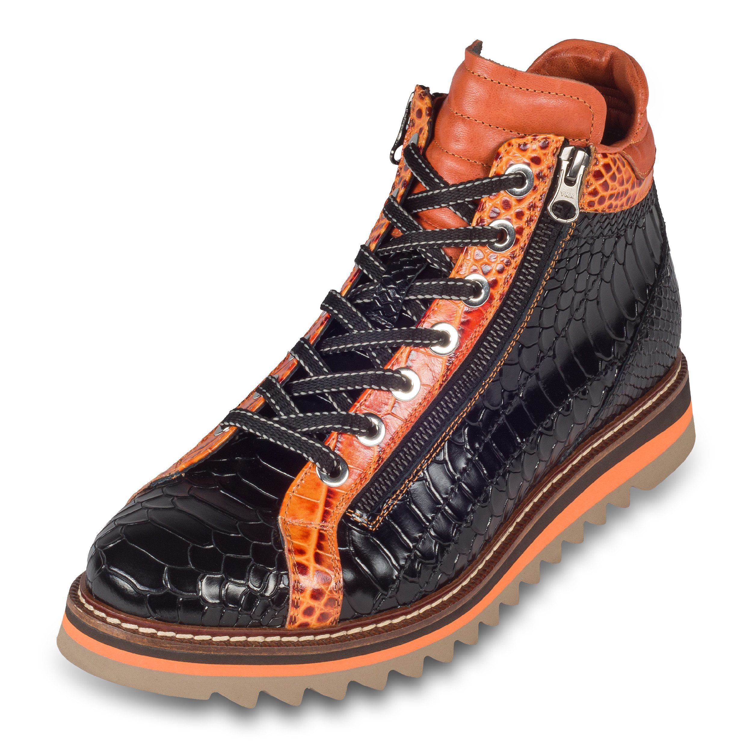 Lorenzi Lorenzi Sneaker-Stiefel Herren schwarz/orange - günstig online kaufen
