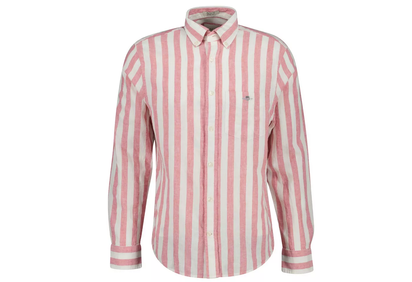Gant Businesshemd Herren Hemd 1er Pack Leinen