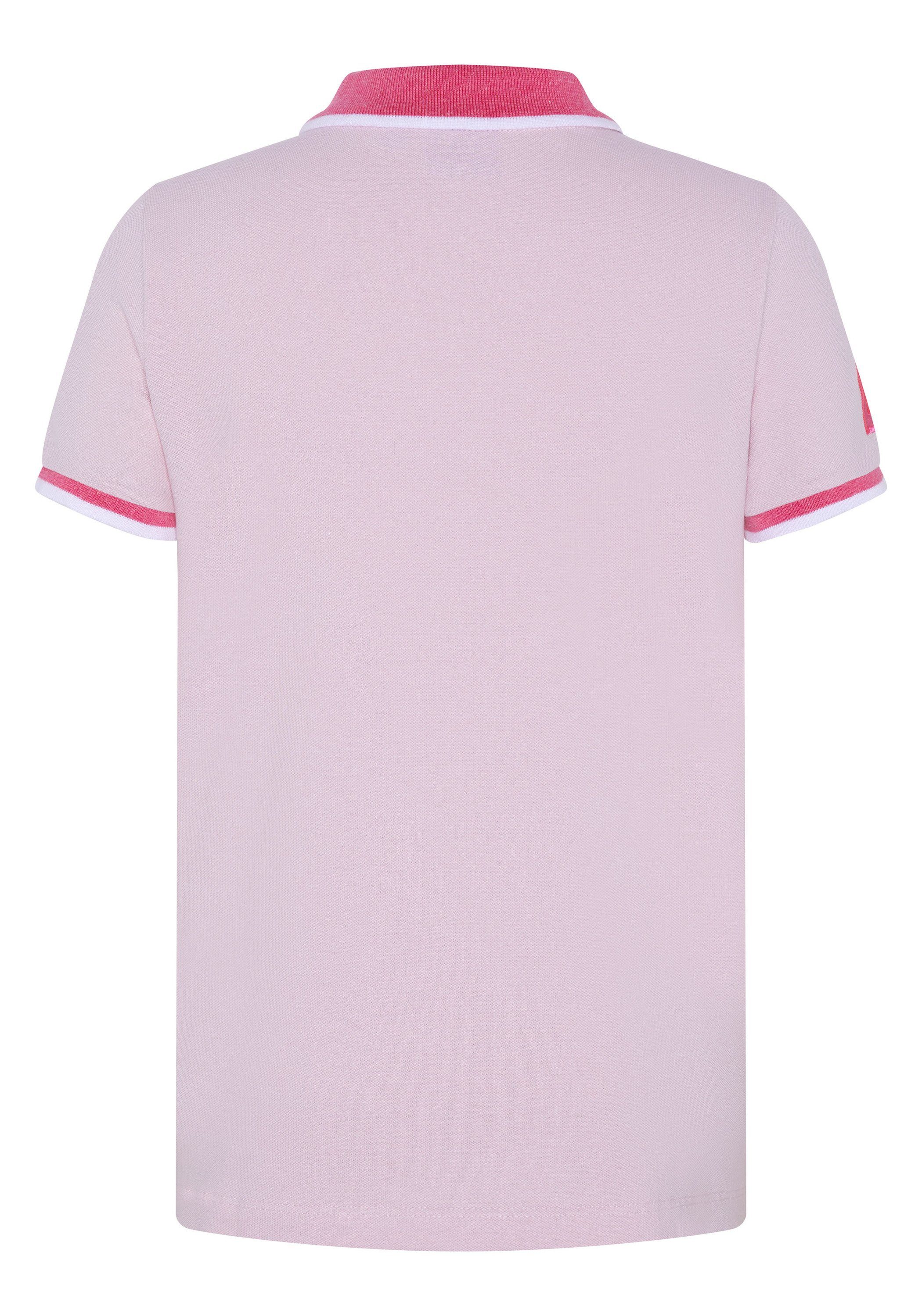 Polo Sylt Poloshirt mit farblich abgesetztem Kragen