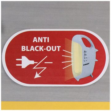Velamp LED Scheinwerfer Akku-Leuchte mit Anti Black-Out Funktion, tragbare wiederaufladbare L