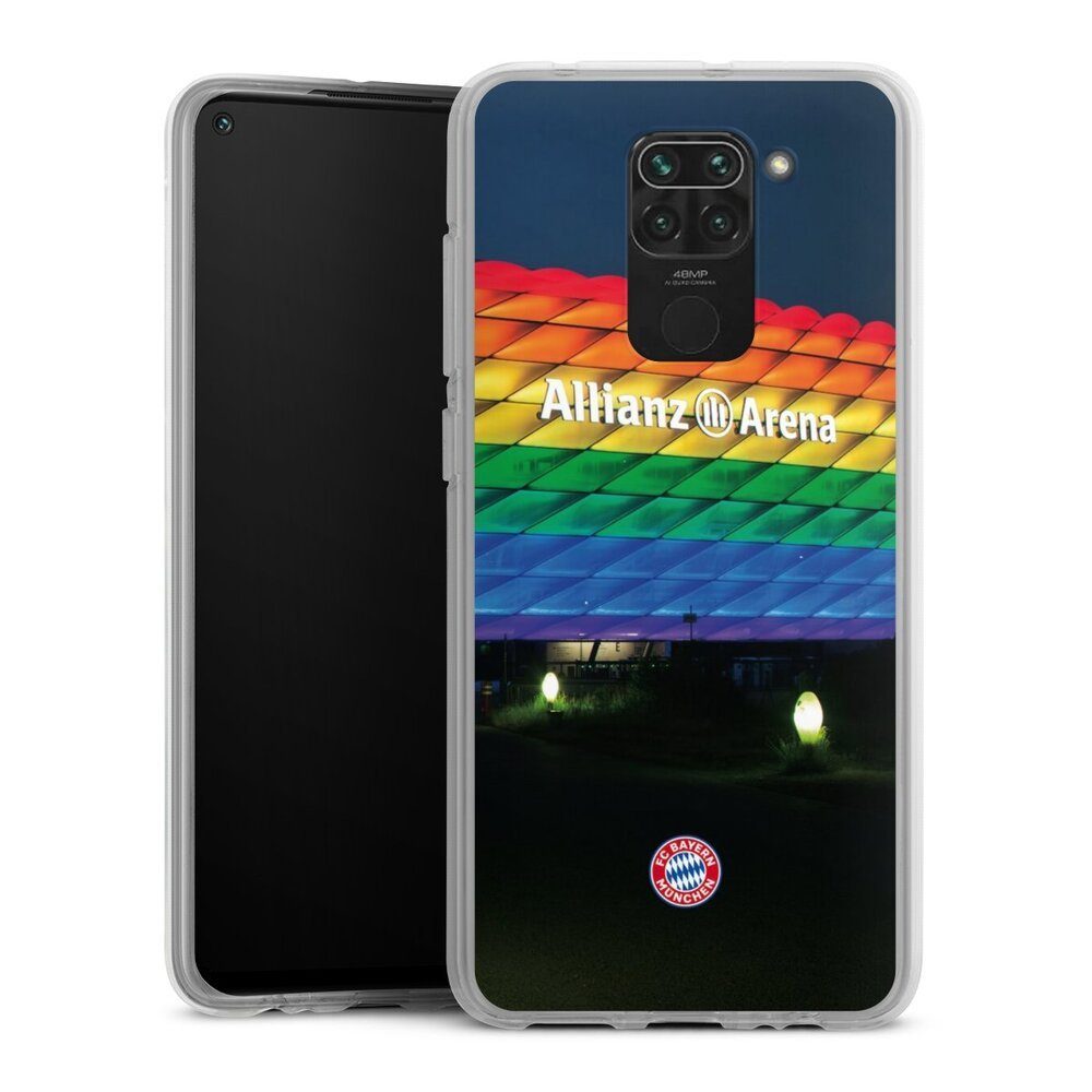 Bunte Silikon-Handyhülle Für Redmi Note 9 (4G) - Lavendelgrau, Stoßfest & Rutschfest