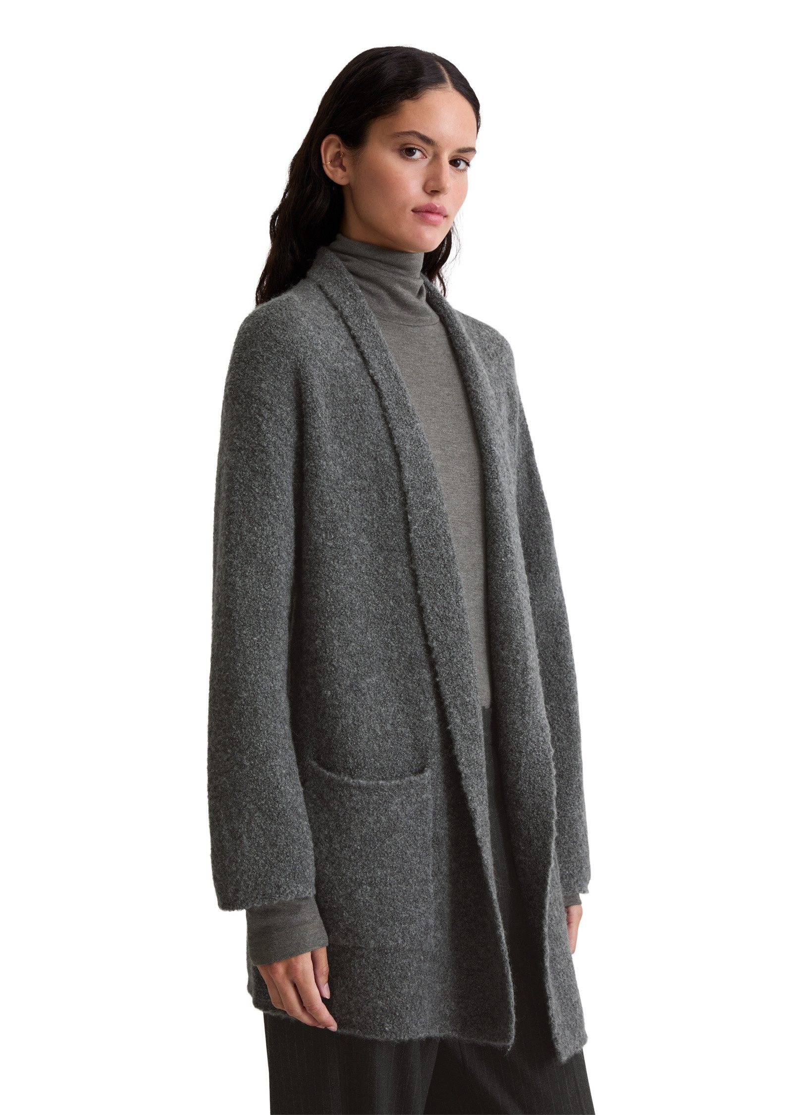 Marc O'Polo Cardigan aus Schurwolle-Alpakawolle-Mix günstig online kaufen