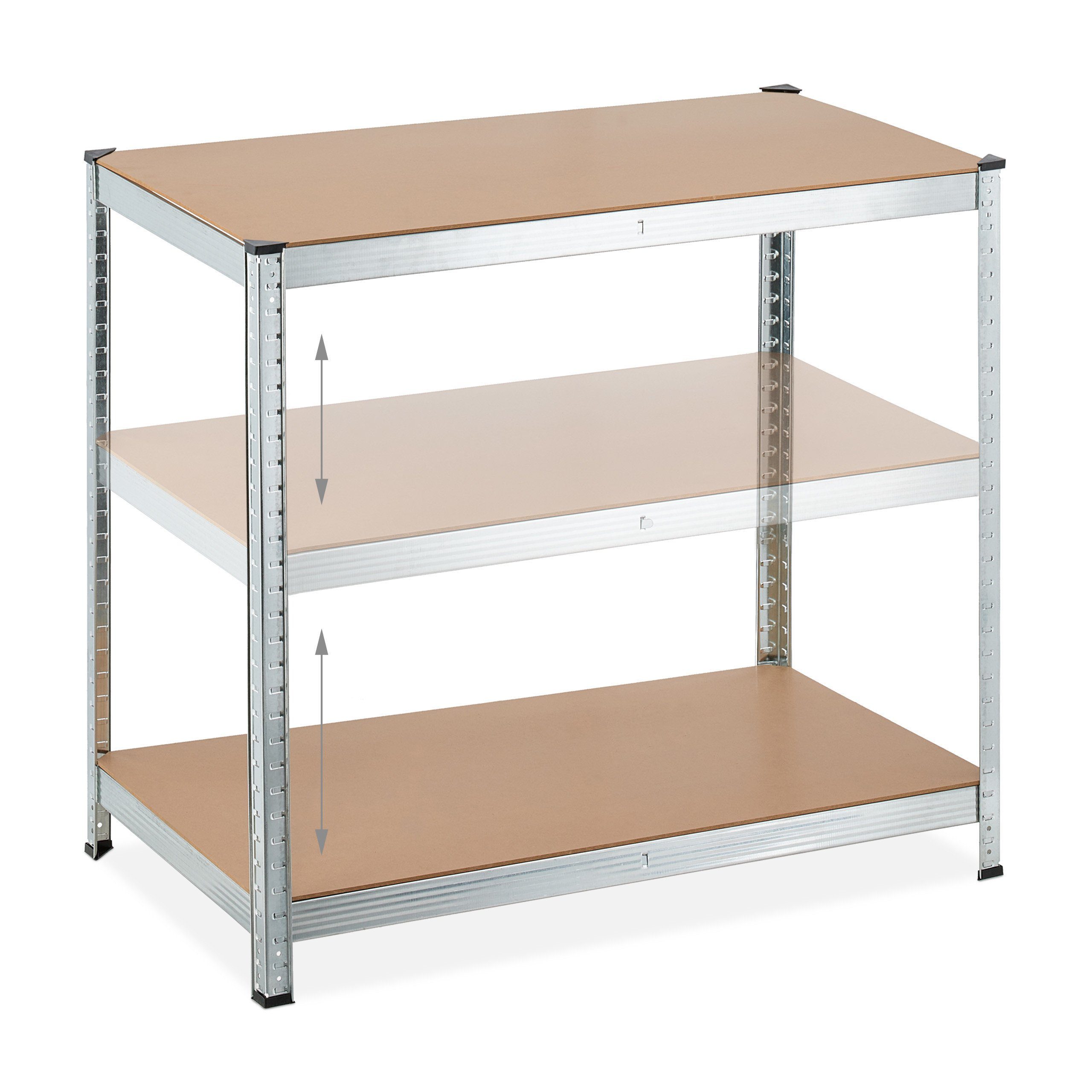 relaxdays Schwerlastregal 180x100x60 cm