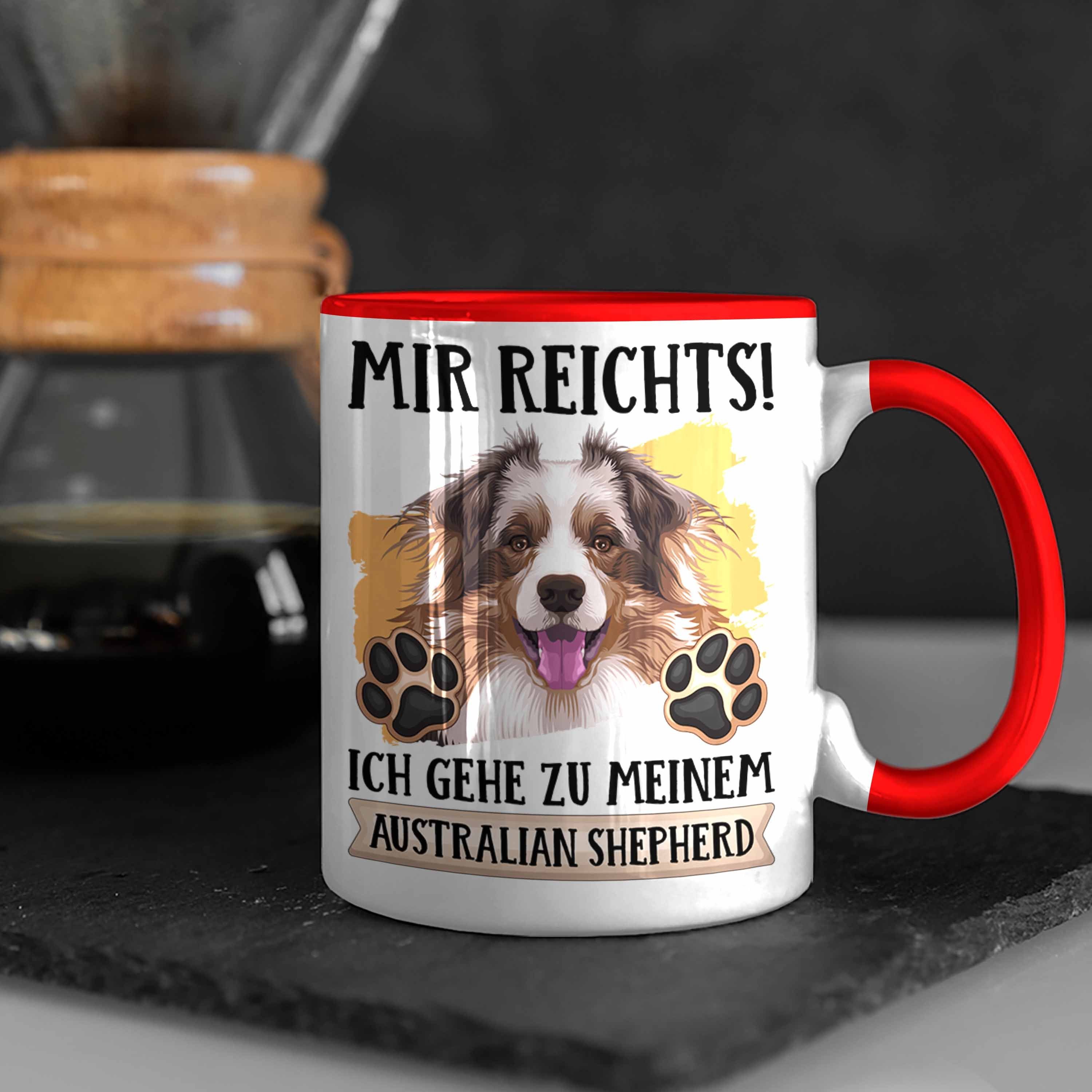 Tasse Geschenk Australian Rot Trendation Besitzer Spruch Lustiger Tasse Geschenkid Shepherd