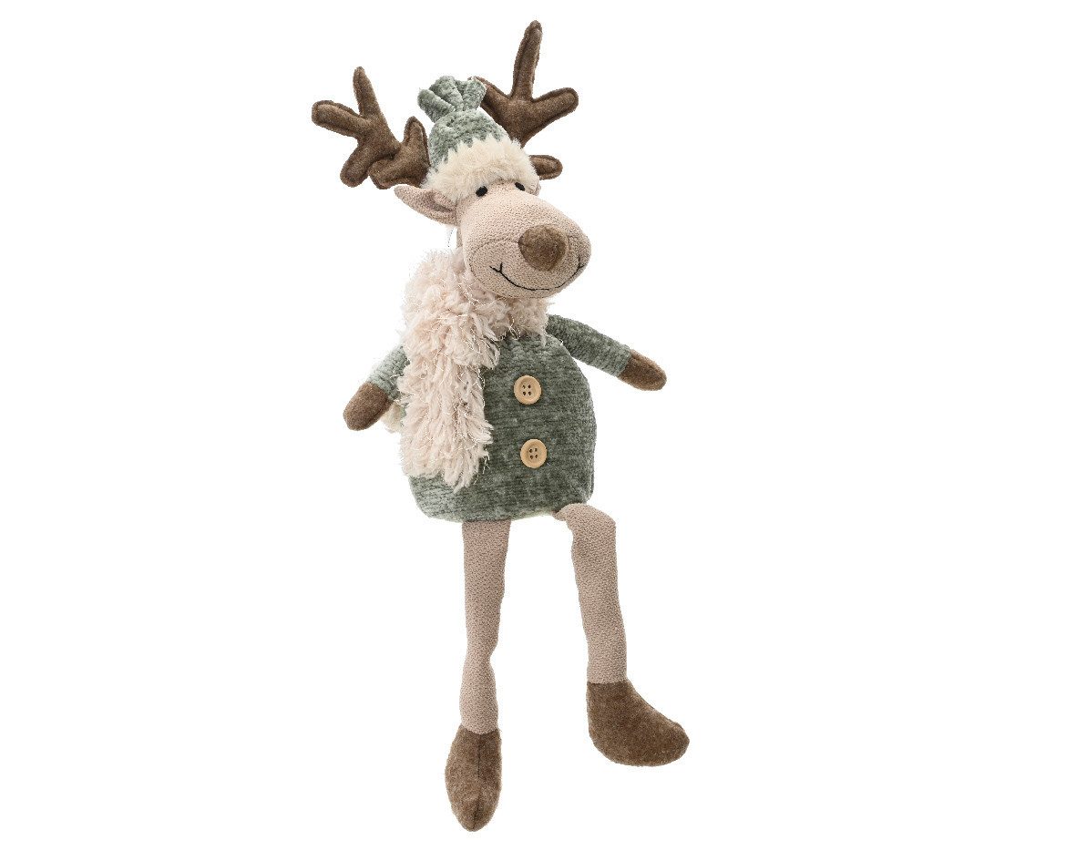 Kaemingk Tierfigur Dekofigur Hirsch aus Polyester 14 x 9 x 38 cm