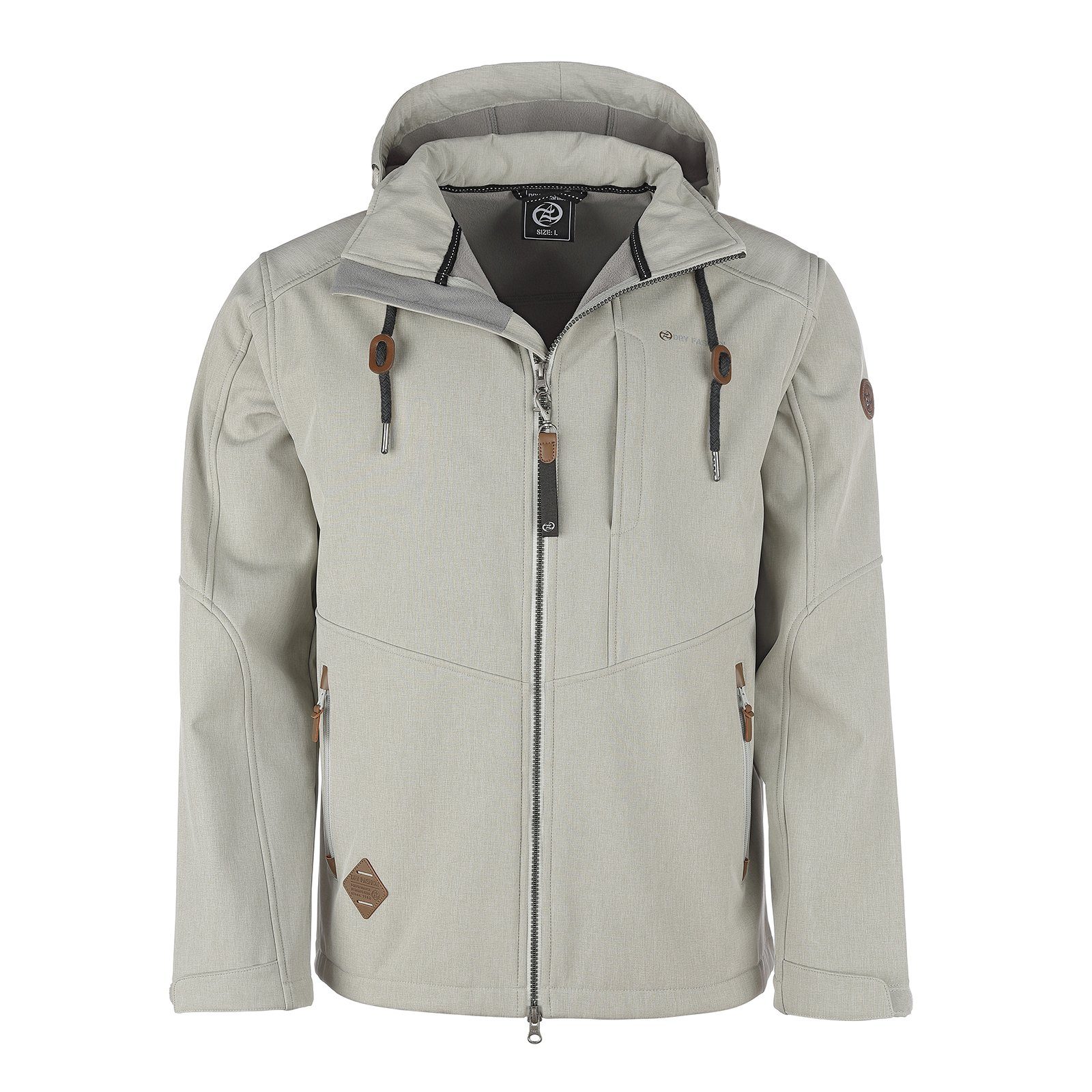 Dry Fashion Softshelljacke Eckernförde Herren Jacke Eckernförde Meliert mit günstig online kaufen