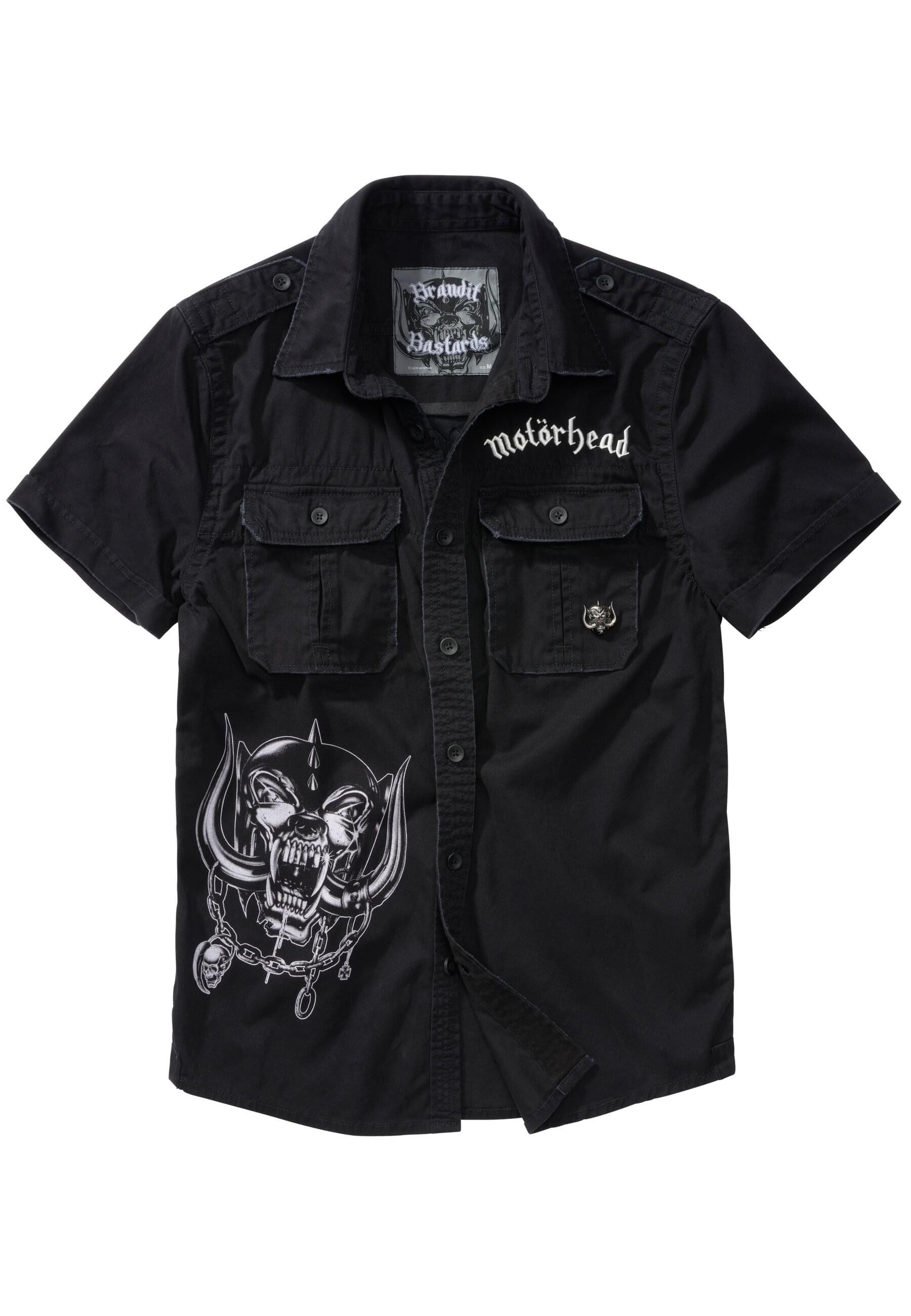 Langarmhemd Brandit Herren Motörhead Vintage Shirt 1/2 sleeve