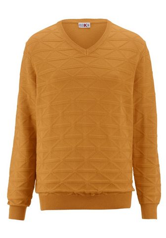 ROGER KENT Пуловер с Strickmusterung