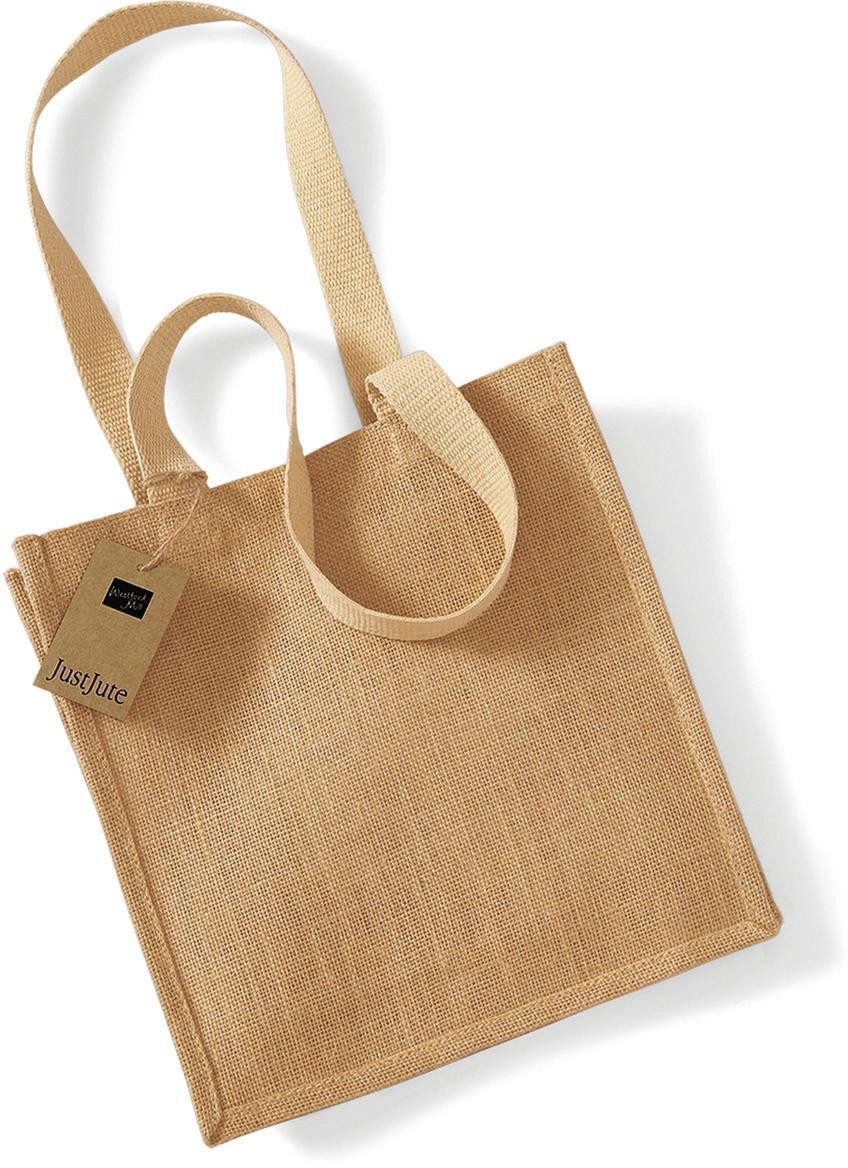 Westford Mill Umhängetasche Jute Compact Tote 30 x 30 x 12 cm