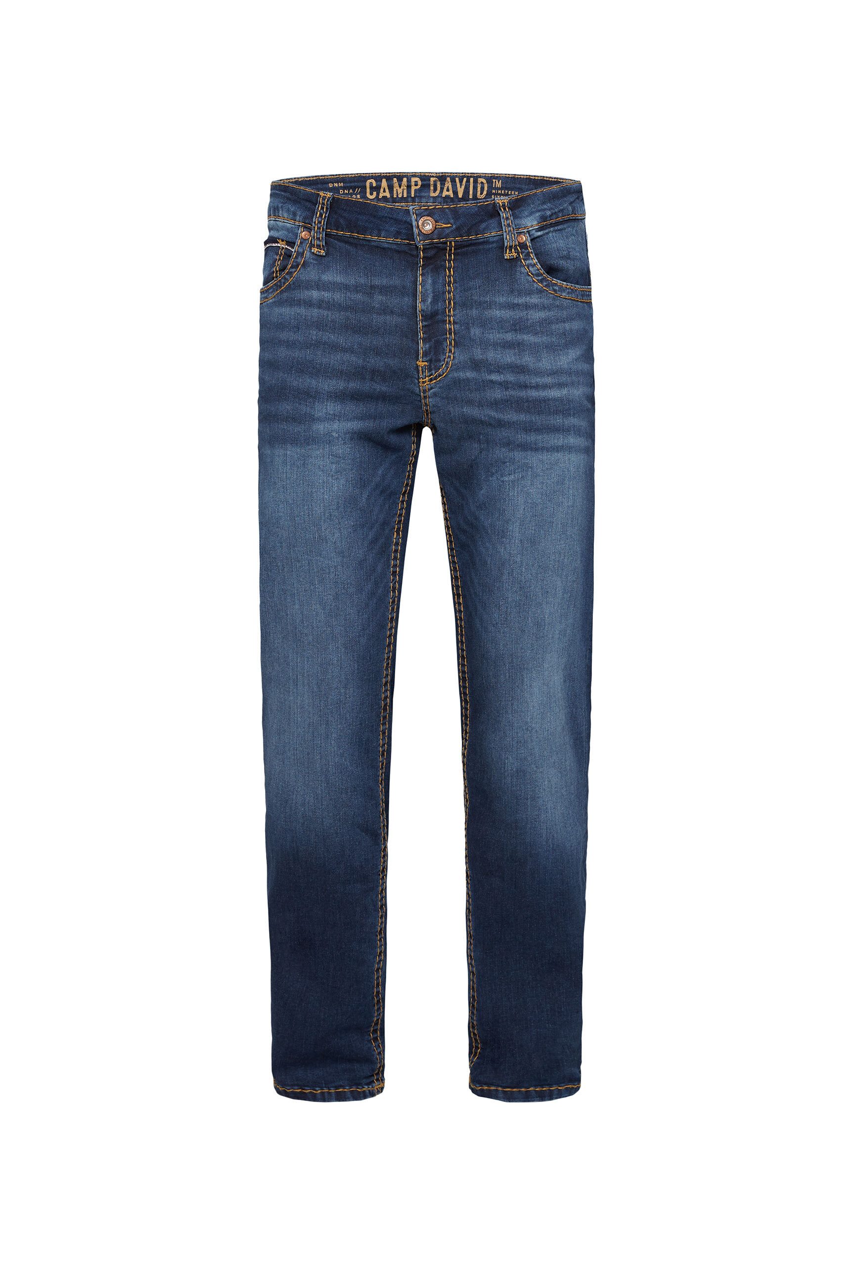 CAMP DAVID Comfort-fit-Jeans mit zwei Leibhöhen