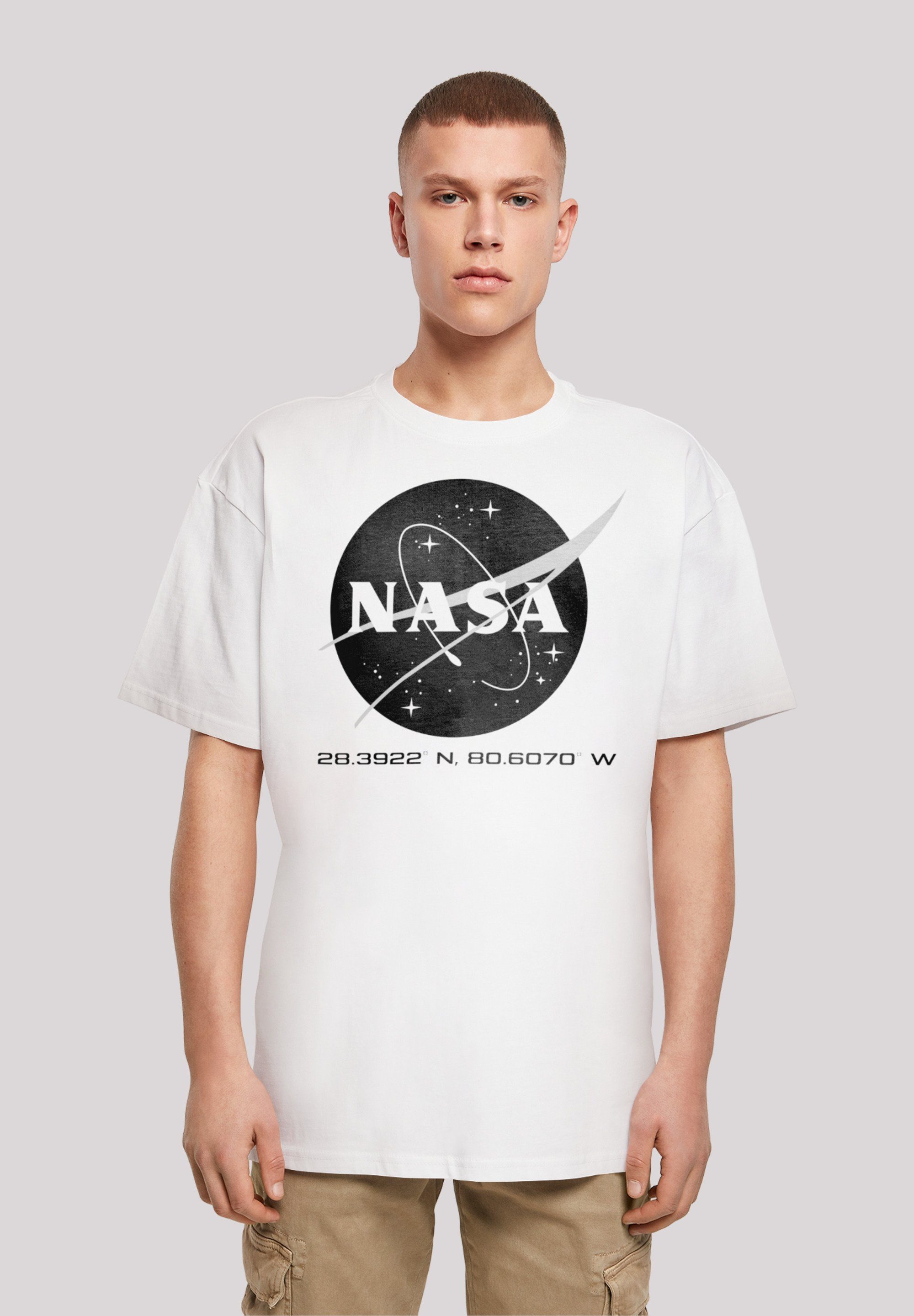 PHIBER FASHION Logo NASA METAVERSE F4NT4STIC weiß T-Shirt Print Meatball