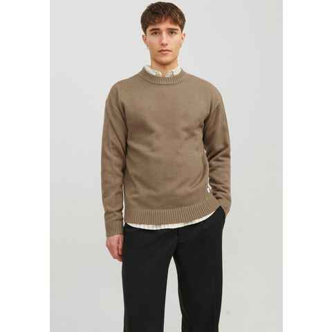 Jack & Jones Rundhalspullover JJEJACK KNIT CREW NECK SN