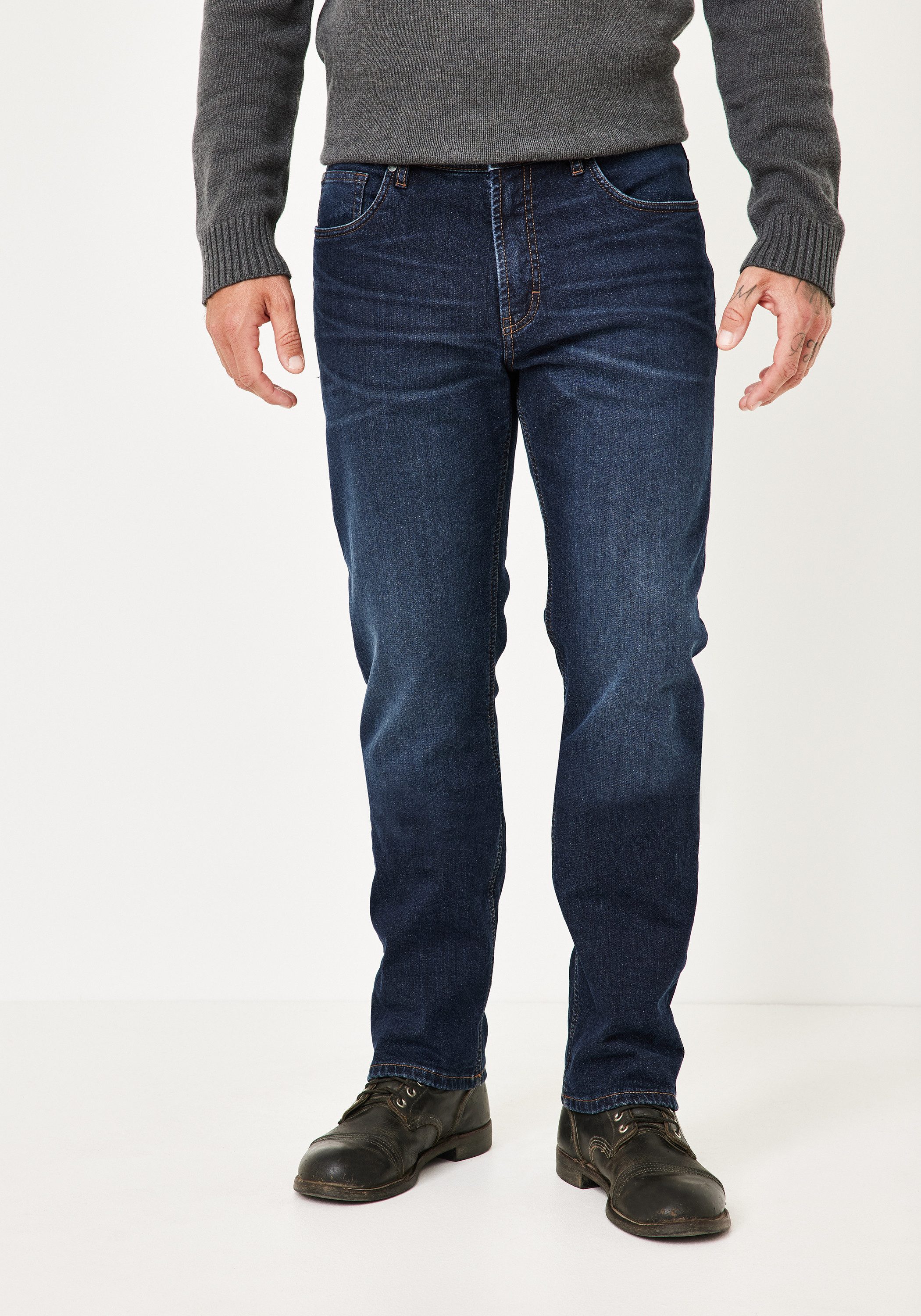 Redpoint 5-Pocket-Jeans LANGLEY Straight Fit Jeans günstig online kaufen
