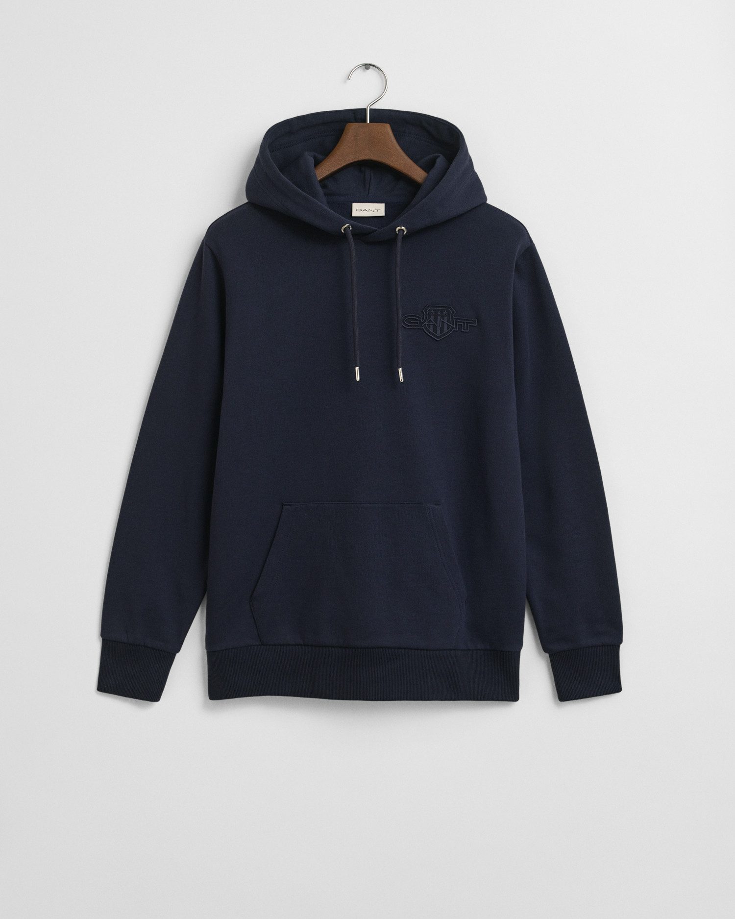 Gant Hoodie TONAL SHIELD Ton-in-Ton Stickerei, regular fit, Sweatshirt günstig online kaufen