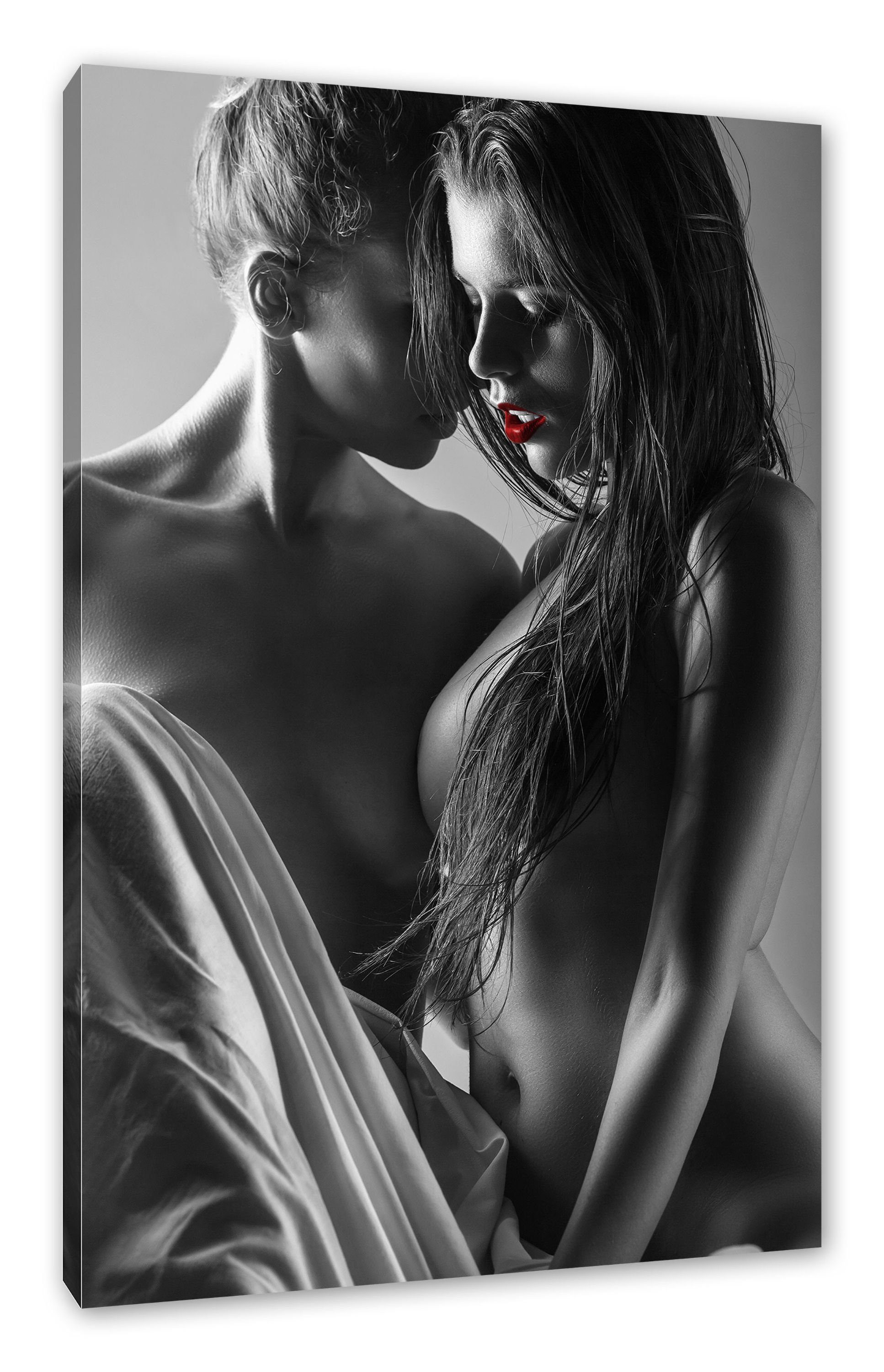 Pixxprint Leinwandbild Sexy Girls Love, Sexy günstig online kaufen