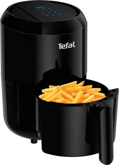 Tefal Heißluftfritteuse EY3018 Easy Fry Compact, 1400 W, Kapazität: 1,6 L, 6 Kochprogramme, Timer, gesund ohne Fett/Öl