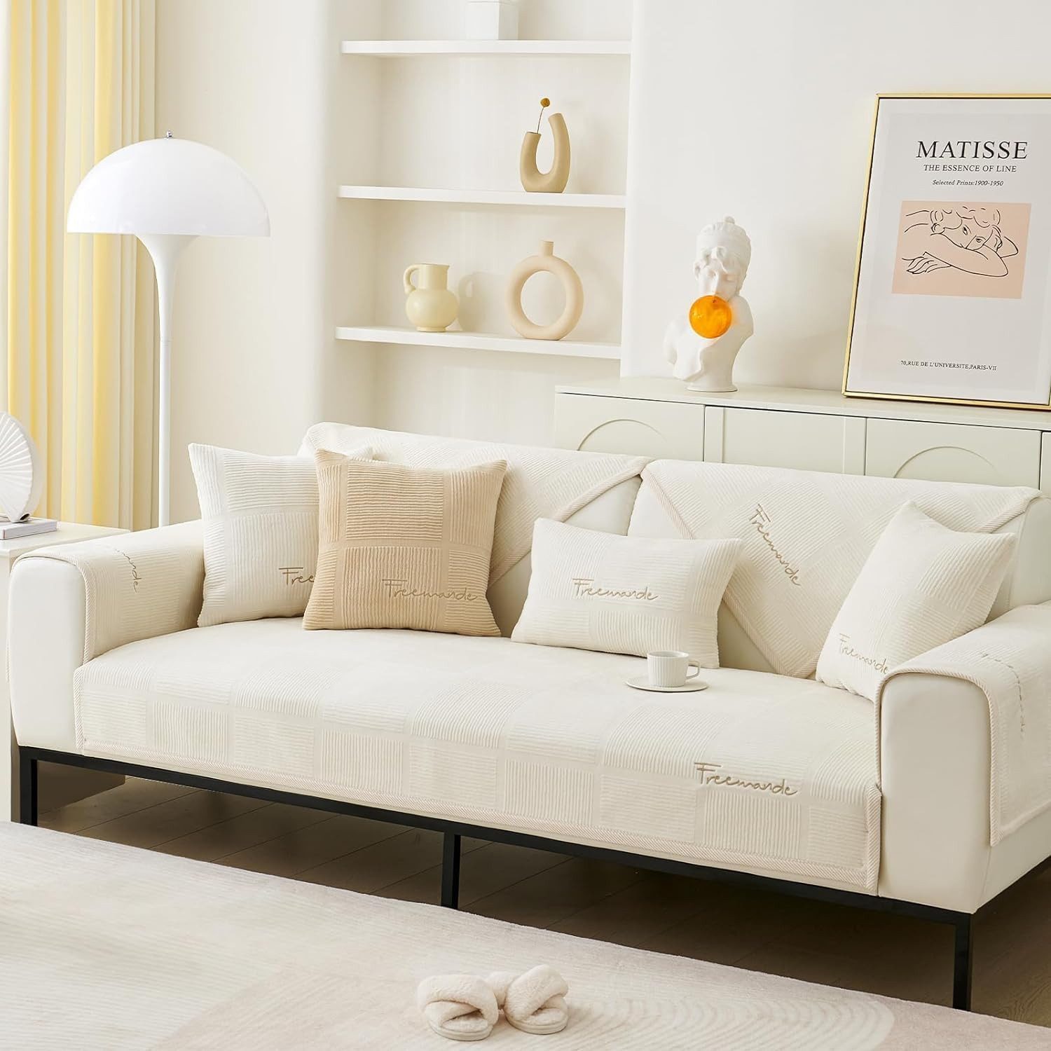 Zyronn Sofaschoner Couch Überzug, Sofa Überzug 1/2/3/4 Sitzer L Form Sofa Cover, Sofabezug Ecksofa, Sofadecken Für Sitzfläche