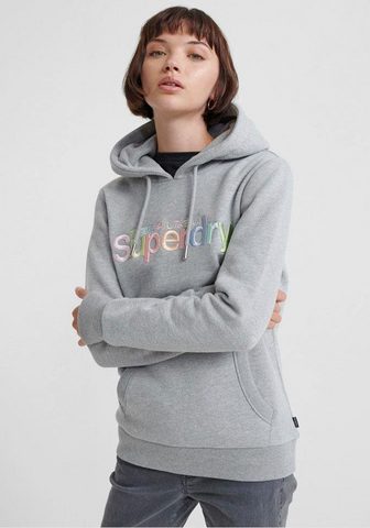 SUPERDRY Кофта с капюшоном »CLASSIC RAINB...