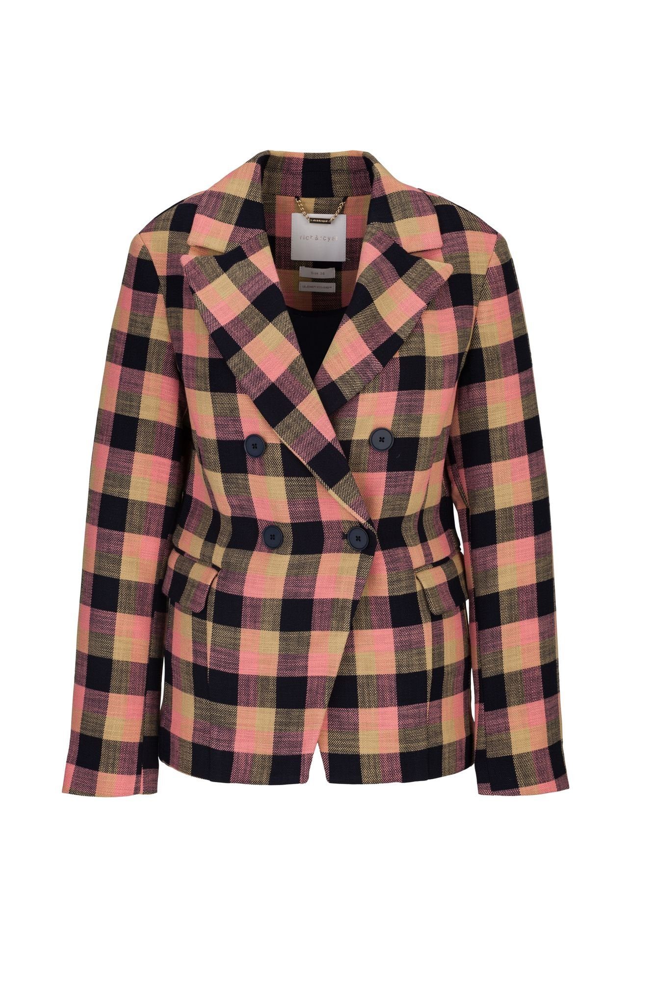 Sommerjacke Karo Blazer Ecovero