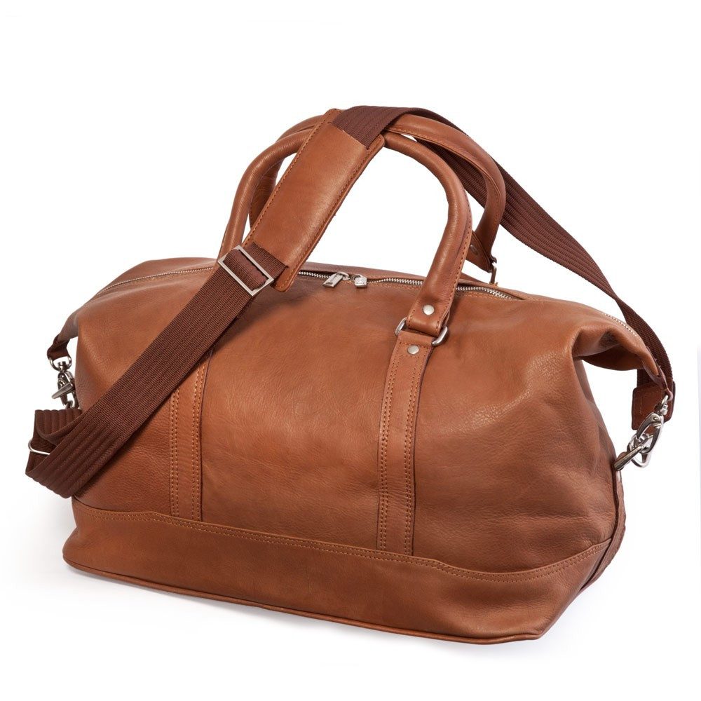 Jahn-Tasche Reisetasche Reisetasche / Weekender Gr. M Nappa-Leder Cognac-Braun Jahn-Tasche 698