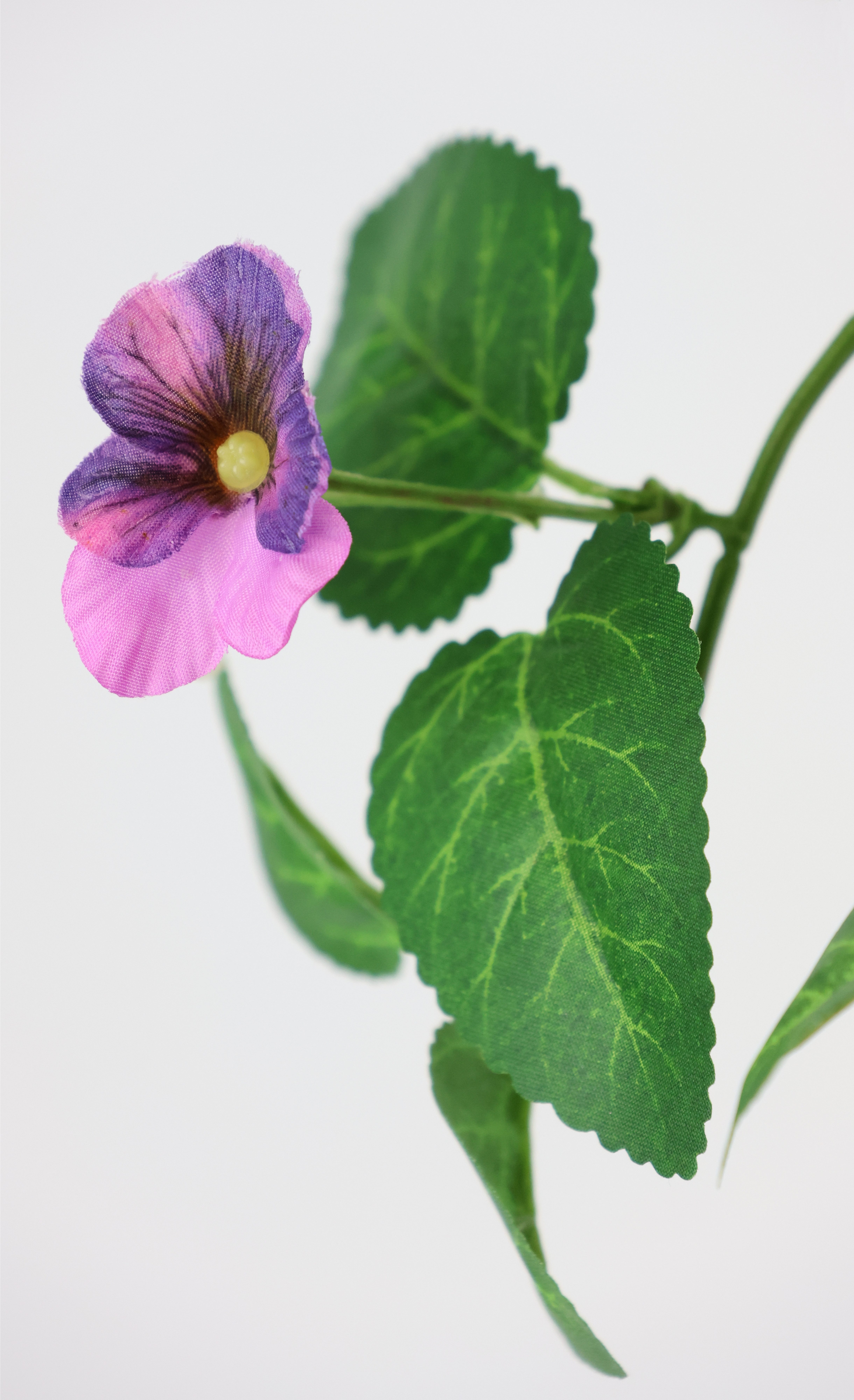 Kunstpflanze Kunstblume Stiefmütterchen Stiefmütterchen, I.GE.A., Höhe 34 cm, Dekoblume Hänge-Pflanze mit Blüten Künstliche Blumen Hängeblume – Bild 3 von 5