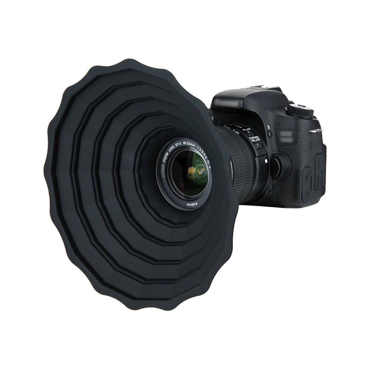 JJC Objektivblende faltbar Silikon Lens Hood LH-ARS Gegenlichtblende Gegenlichtblende