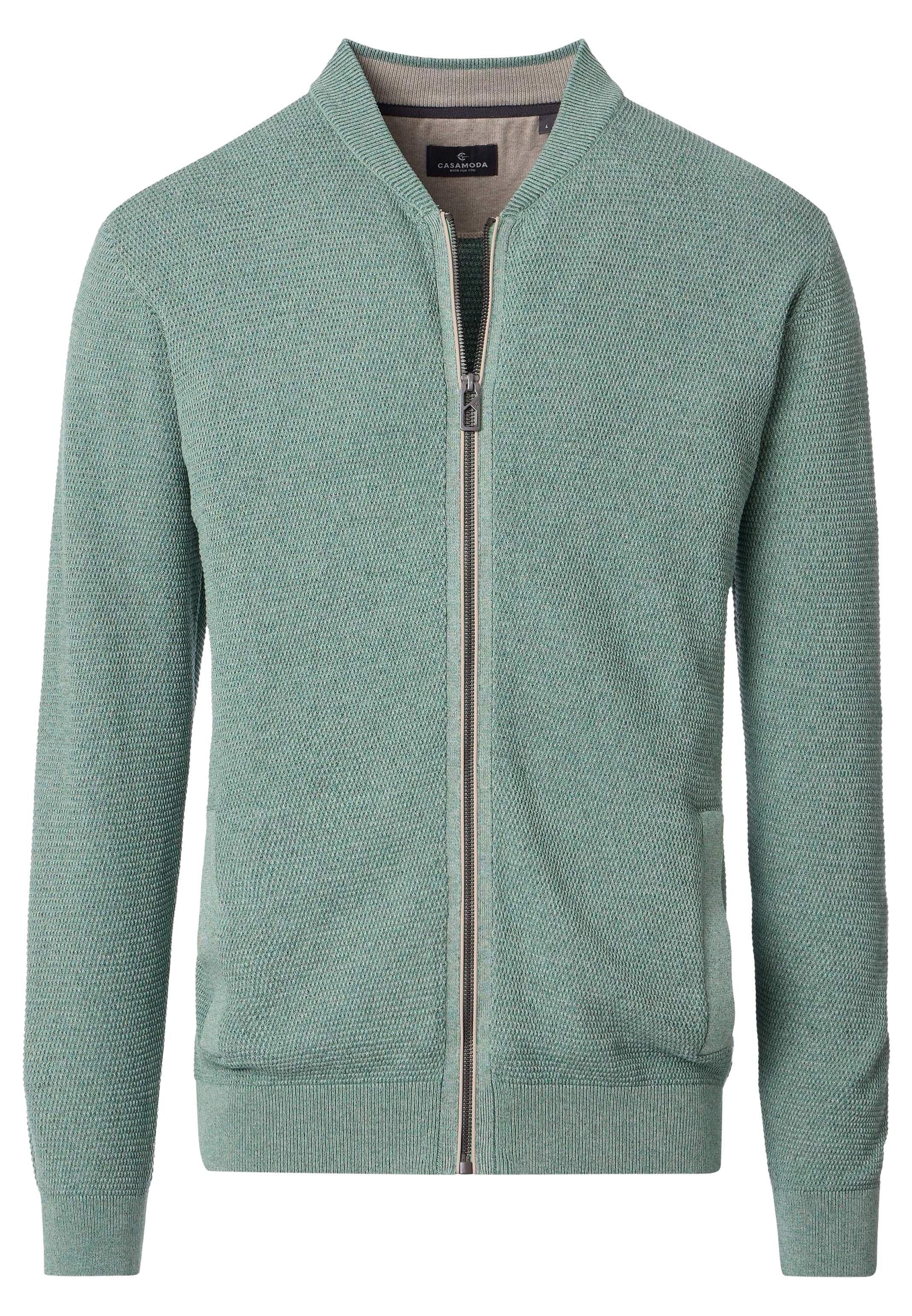 CASAMODA Strickjacke Basic (1-tlg) Strickjacke - Baumwolle - Atmungsaktiv - Natürliches Material