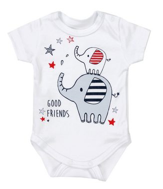 TupTam Kurzarmbody TupTam Unisex Baby Kurzarm Body mit Aufdruck Spruch 5er Pack