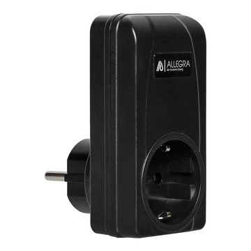 ALLEGRA Steckdosen-Thermostat Steckdosenthermostat T21 mit Fernbedienung in Anthrazit, max. 3680 W