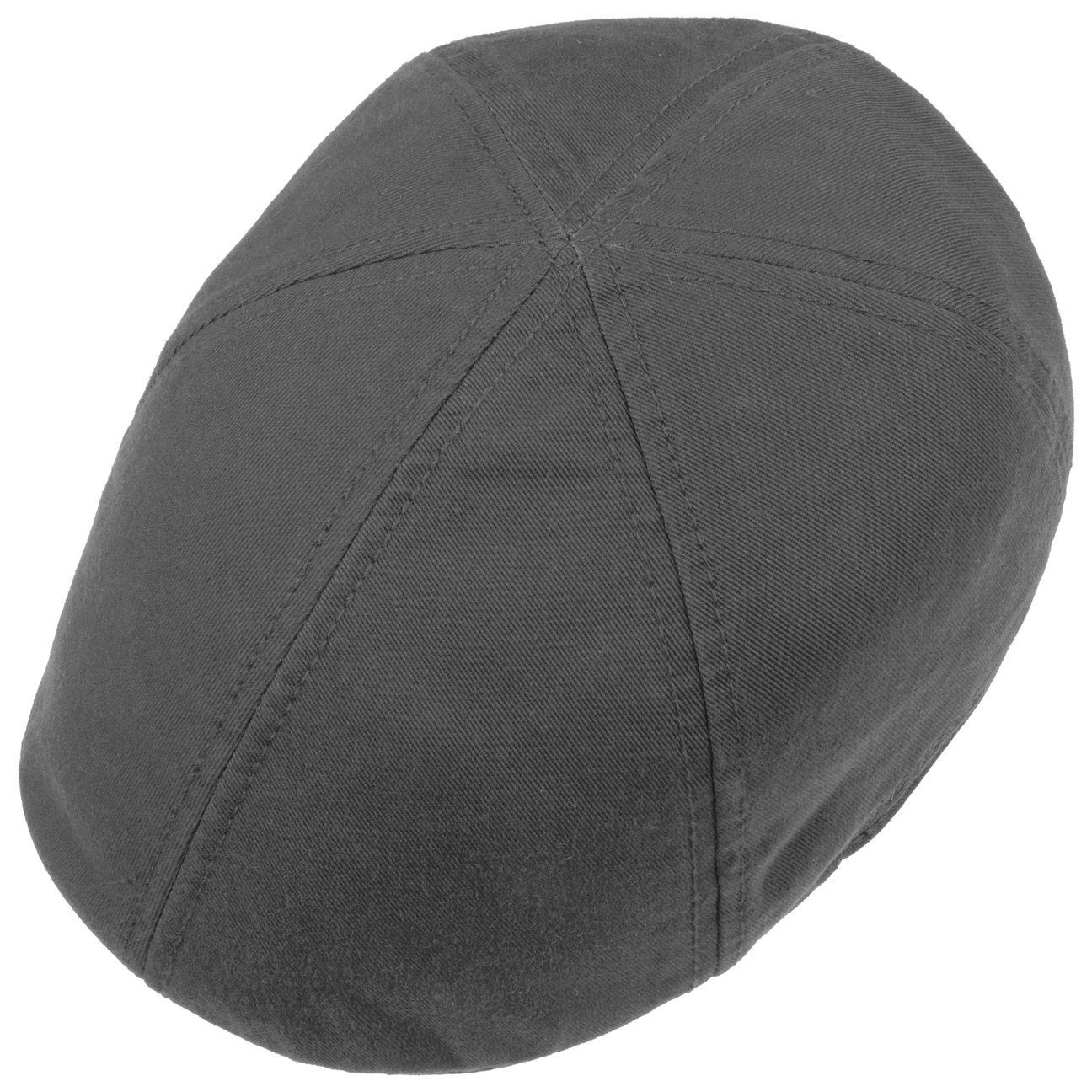Stetson dunkelgrau Schirmmütze Flat Cap mit Schirm (1-St)