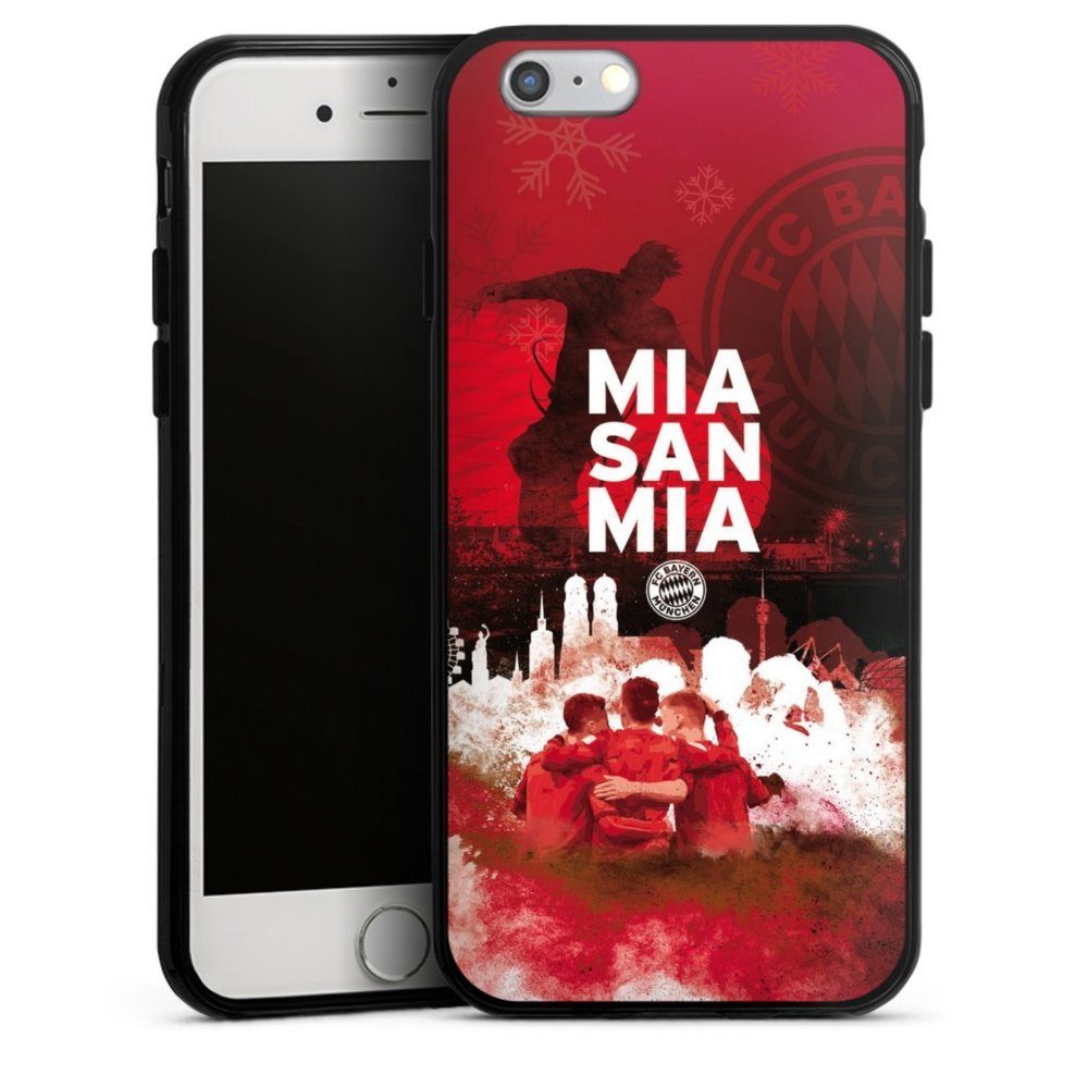 DeinDesign Handyhülle FCB Mia San Mia FC Bayern München FCB - MIA SAN MIA,  Apple iPhone 6 Silikon Hülle Bumper Case Handy Schutzhülle