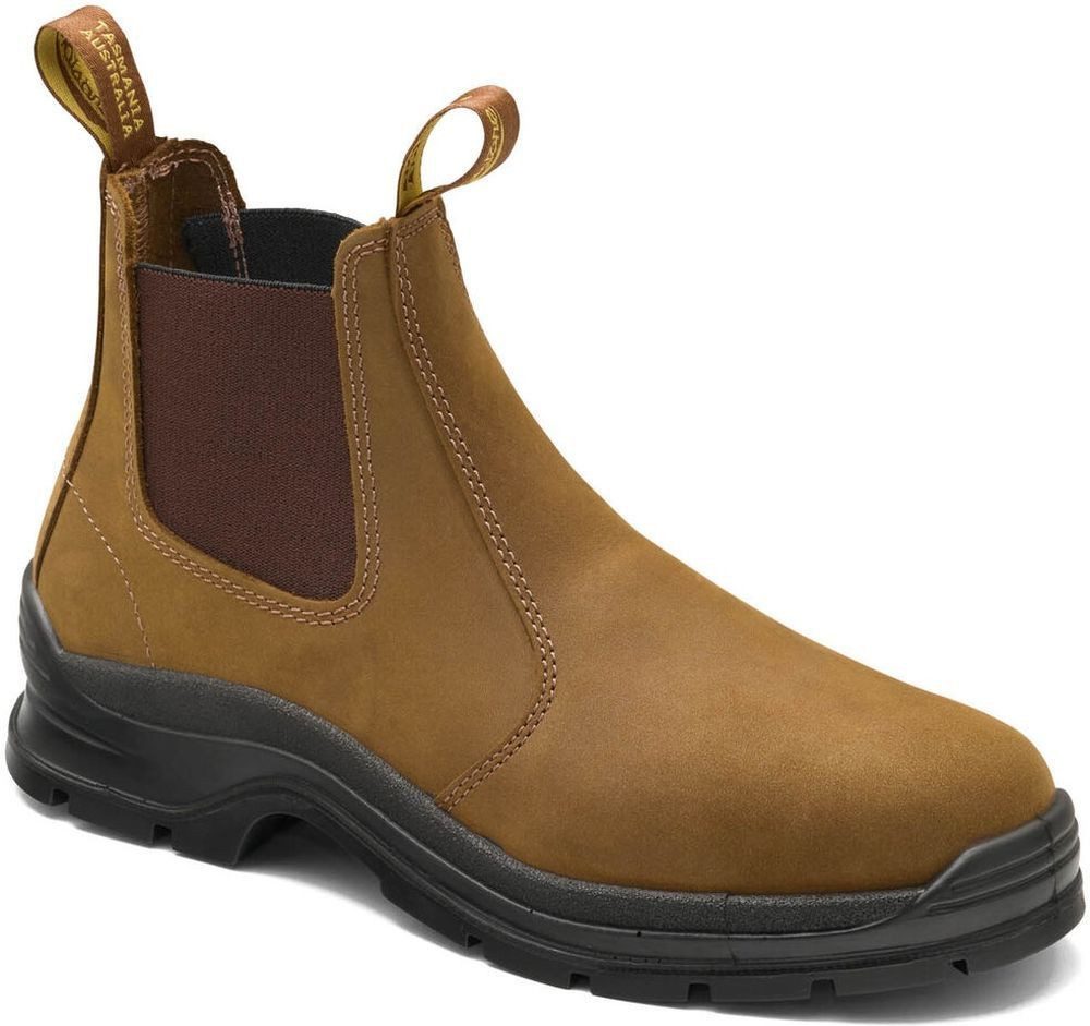 Blundstone 407 Saddle Brown Leather (Non-Safety Work Boots) Berufsschuh