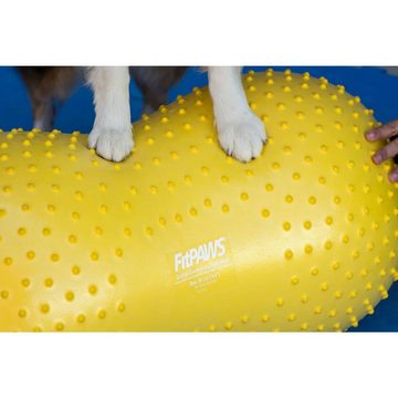 FitPAWS Agility-Hürde Balance-Kissen für Hunde Trax Peanut 40 cm Gelb, Plastik