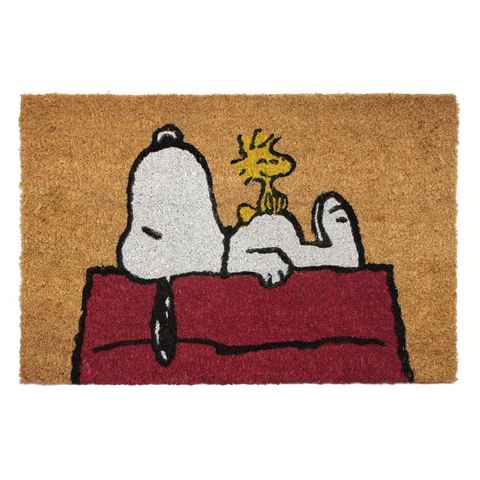 Fußmatte Peanuts Fußmatte Snoopy und Woodstock, Grupo Erik, Höhe: 40 mm