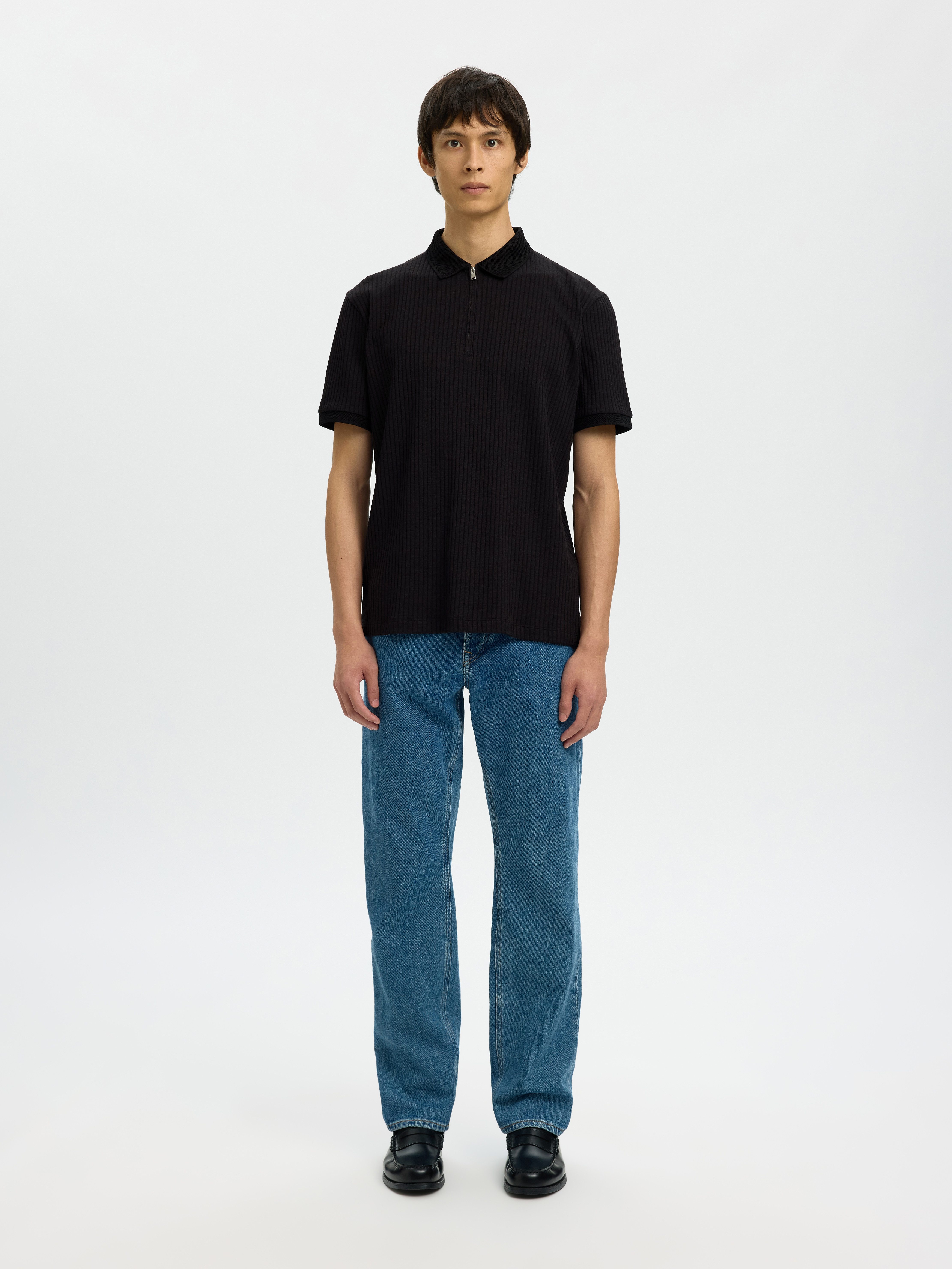 Selected Poloshirt SLHFAVE STRUCTURE SS POLO NOOS