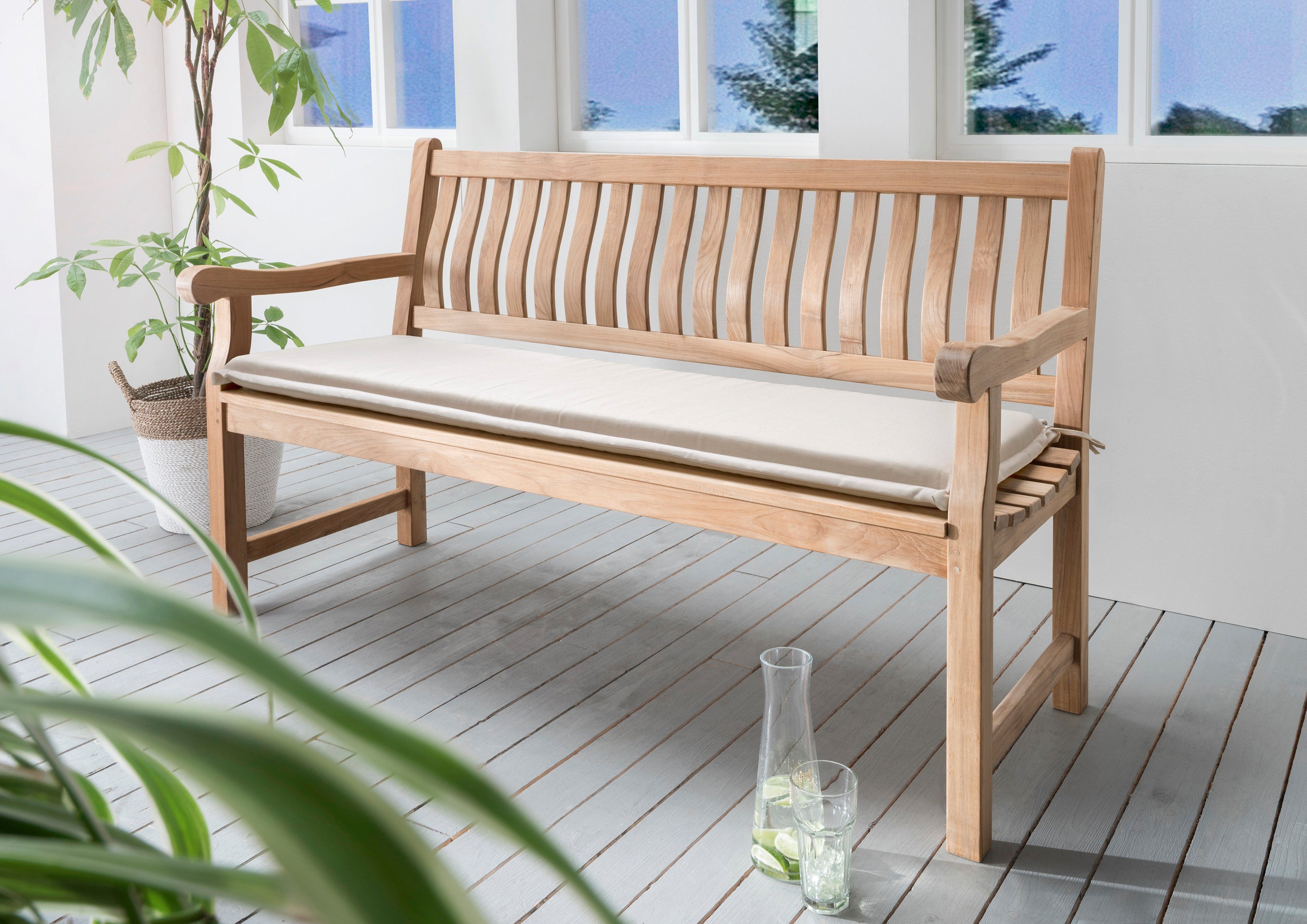Destiny Bankauflage, Polster für Gartenbank 140x45x5cm, in versch. Farben günstig online kaufen