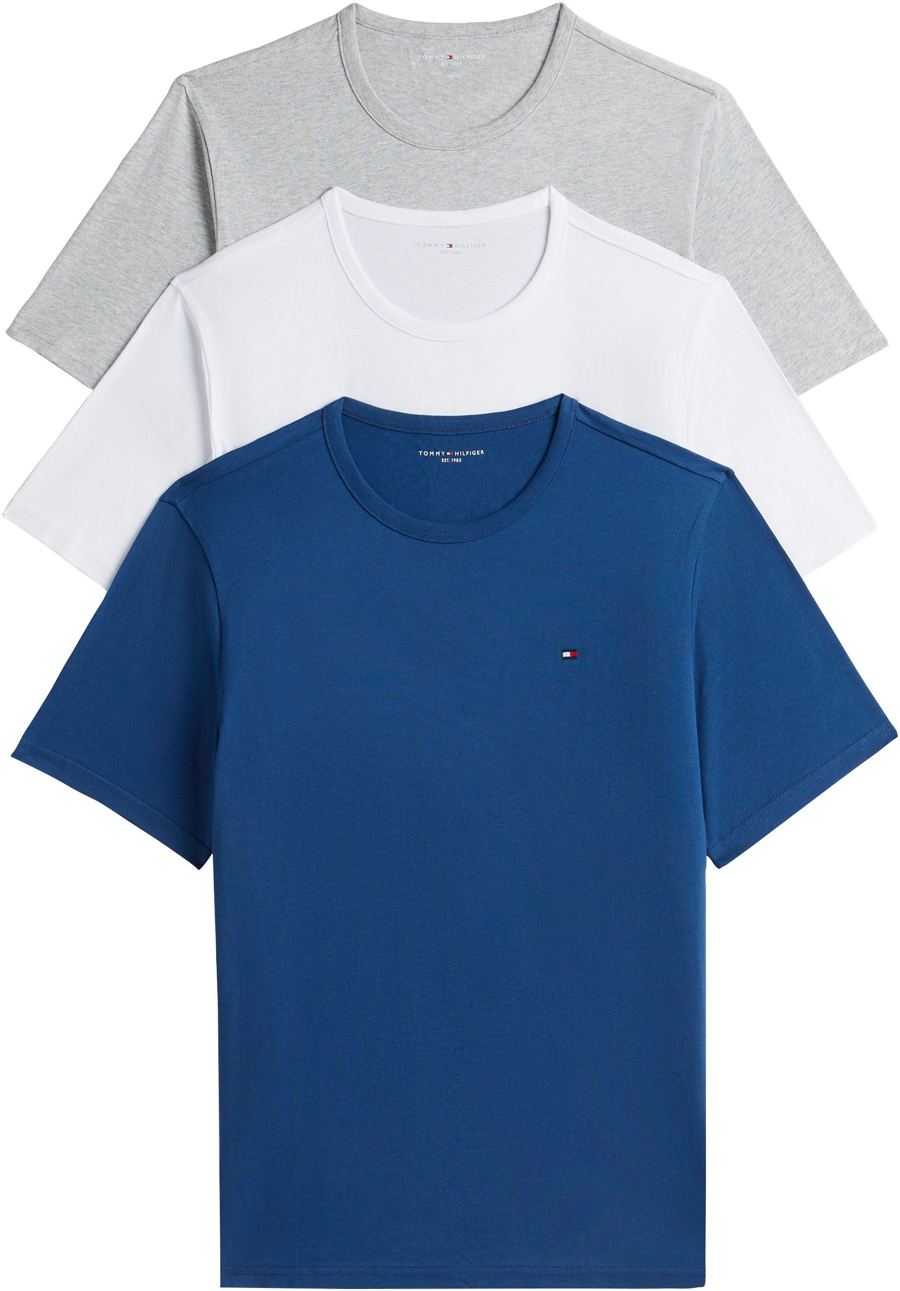 Tommy Hilfiger Underwear T-Shirt (3-tlg) 3er Pack - Regular fit mit Rundhalsausschnitt