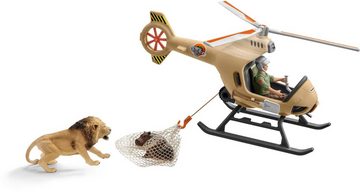 Schleich® Spielwelt WILD LIFE, Helikopter Tierrettung (42476), (Set), Made in Europe