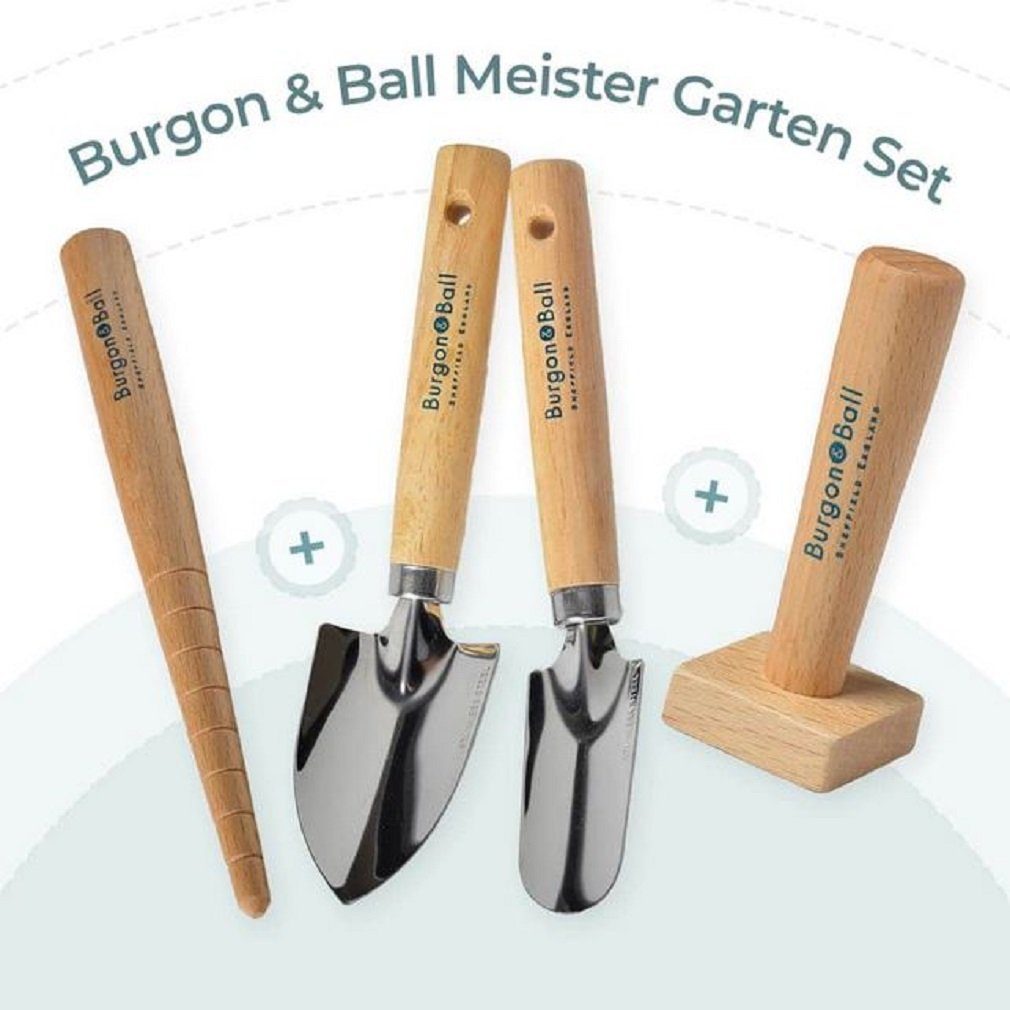 Burgon & Ball Werkzeugset Meister Garten Set Mini (3-teilig), (1-St)