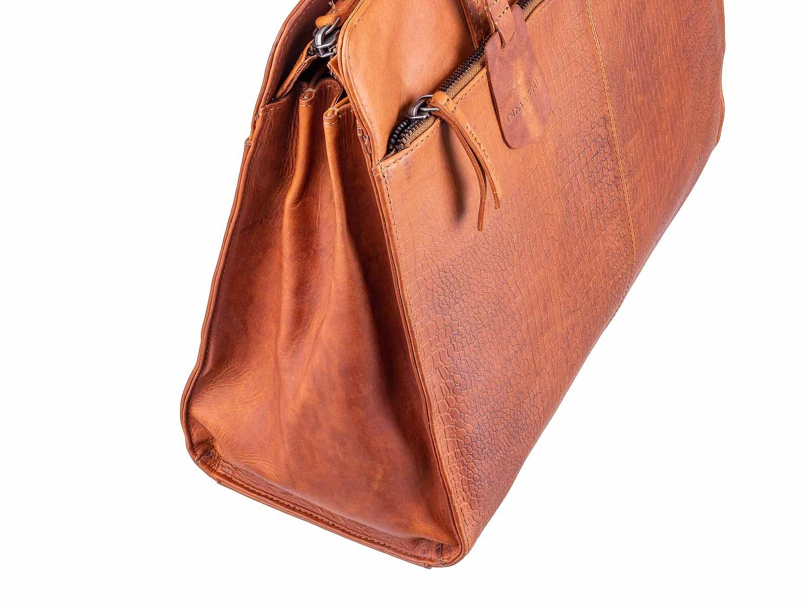 (1-tlg) DIMAGINI Aktentasche Cognac Laptoptasche