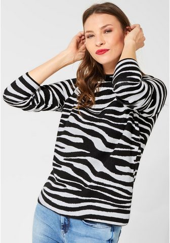 STREET ONE Пуловер с воротником-стойкой