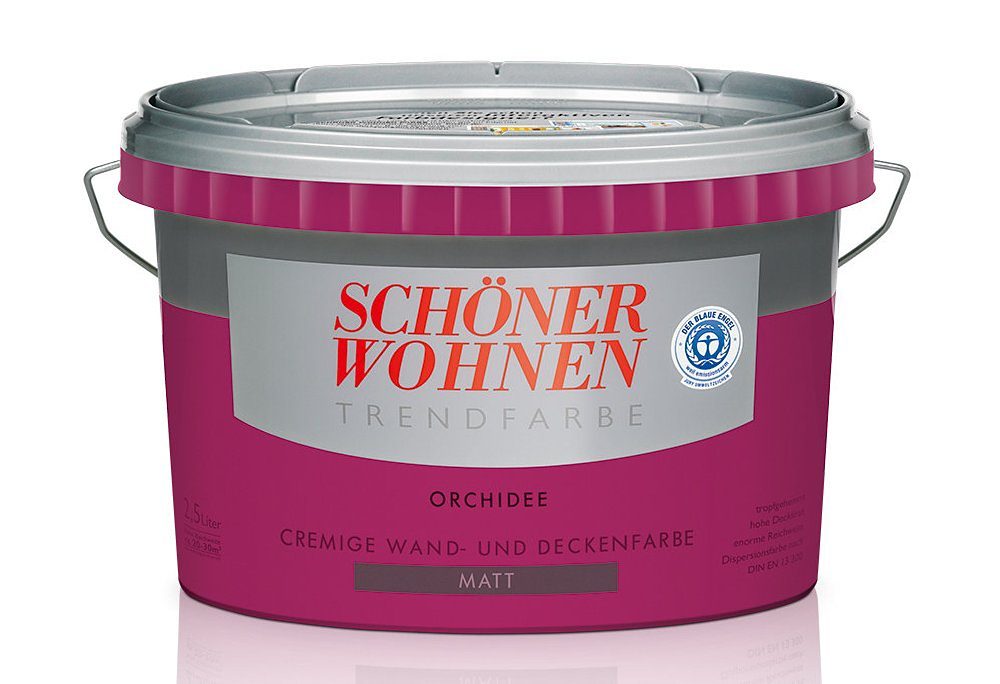 Schöner Wohnen Farbe Trendfarbe »orchidee«, seidenglänzend ...