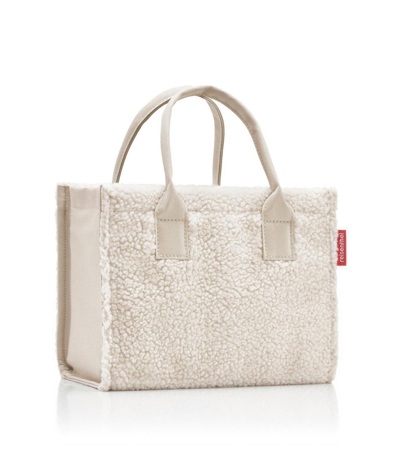REISENTHEL® Handtasche DAILY SHOPPER XS, Sandgrau, Polyester, Teddystoff, 4 Liter, wasserabweisend, mit abnehmbarem Schulterriemen
